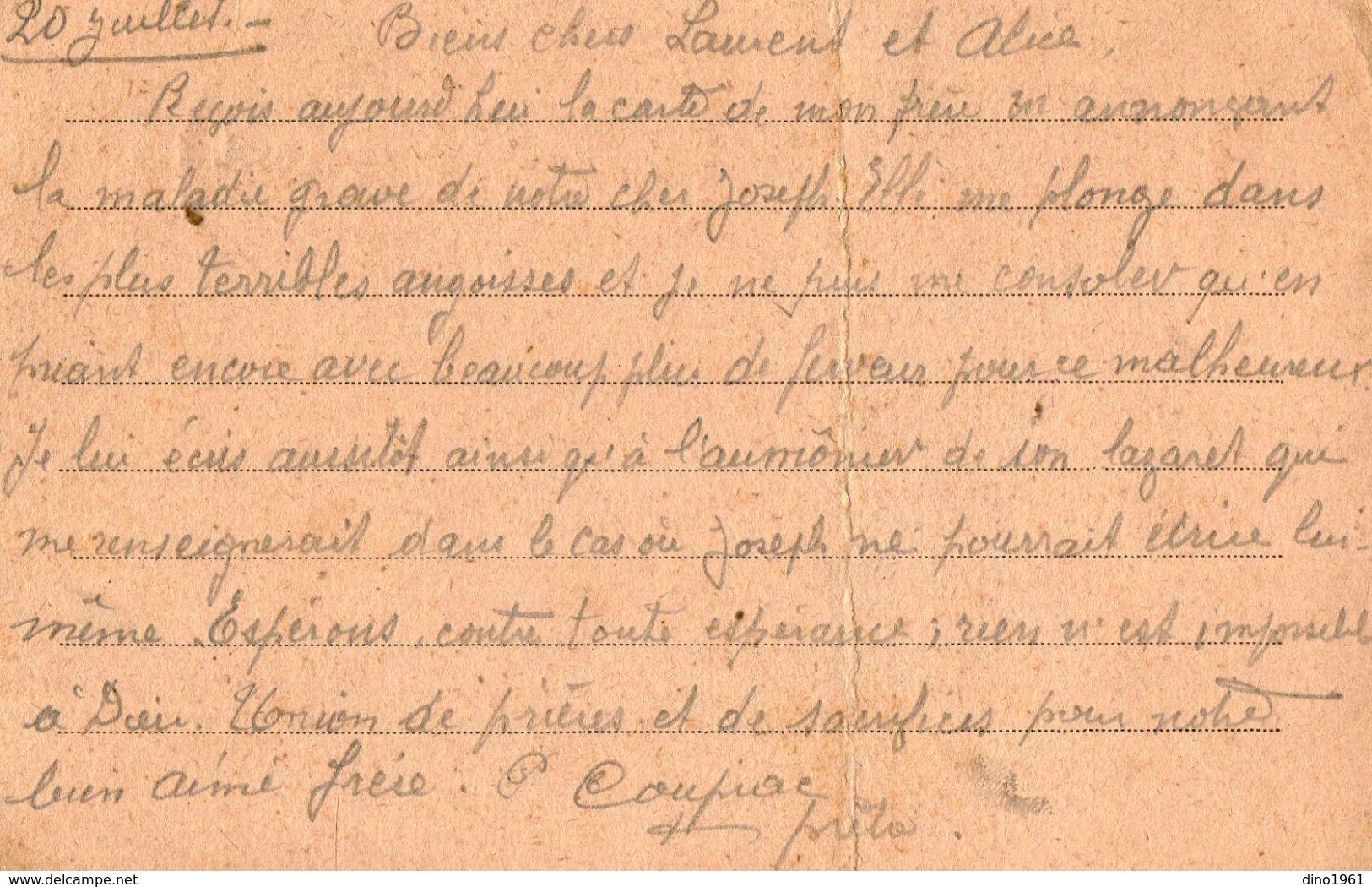 TB 2218 - MILITARIA - Carte En Franchise Militaire - Prisonnier COUPIAC Au Camp De GARDELEGEN Allemagne Pour PARIS - Guerre De 1914-18