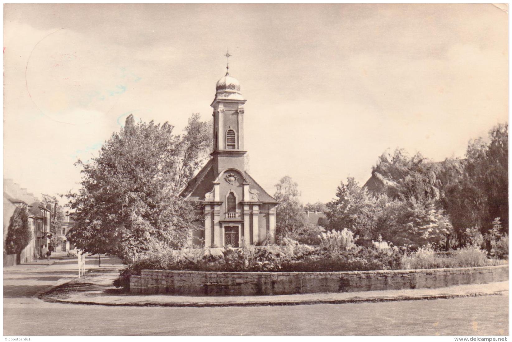 ALTE  Foto- AK   ROSSLAU / Sa.-Anh.  - Schillerplatz -  Gedruckt 1972 - Rosslau