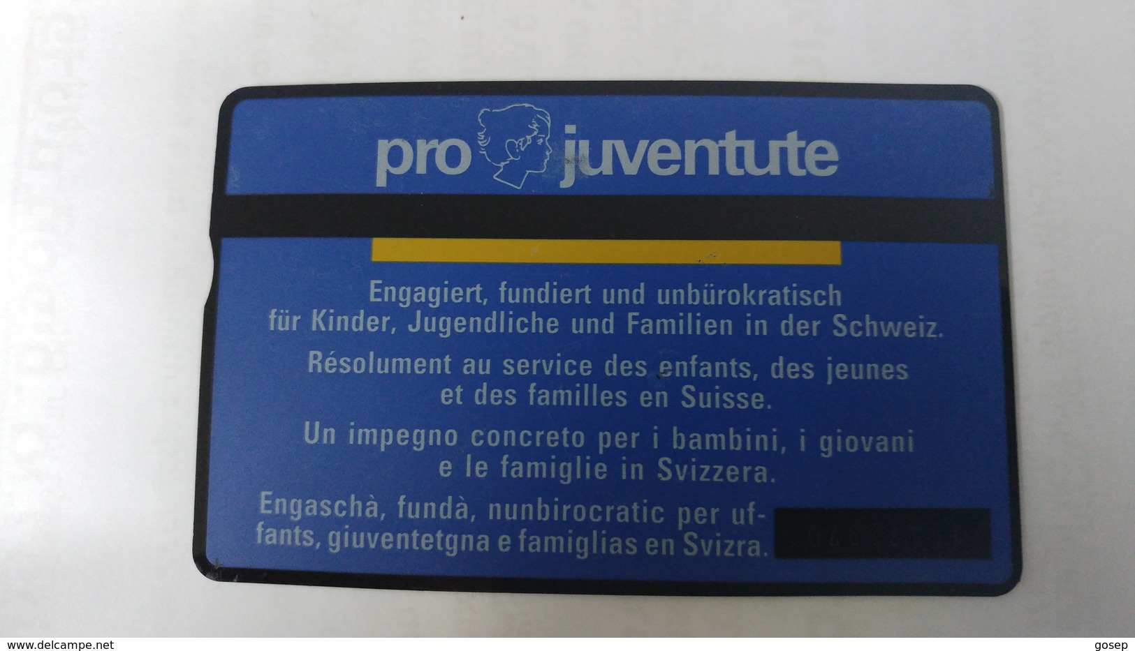 Switzerland-(benefit-b-03)-pro Juventute4x20jahre Konig Melchior-(210d)-100.000-used Card+1card Prepiad Free - Suisse