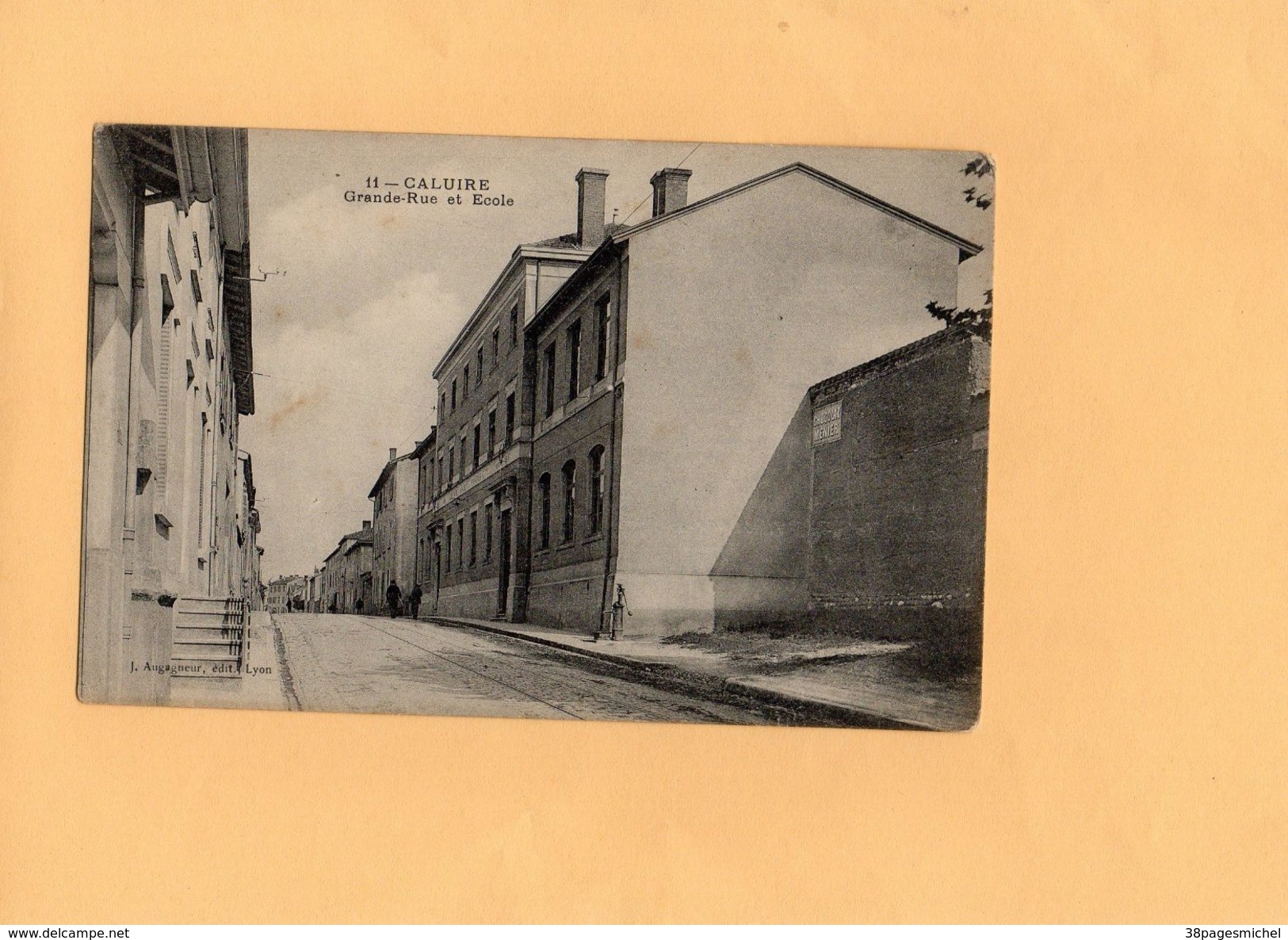 Carte Postale - CALUIRE - D69 - Grande Rue Et Ecole - Caluire Et Cuire