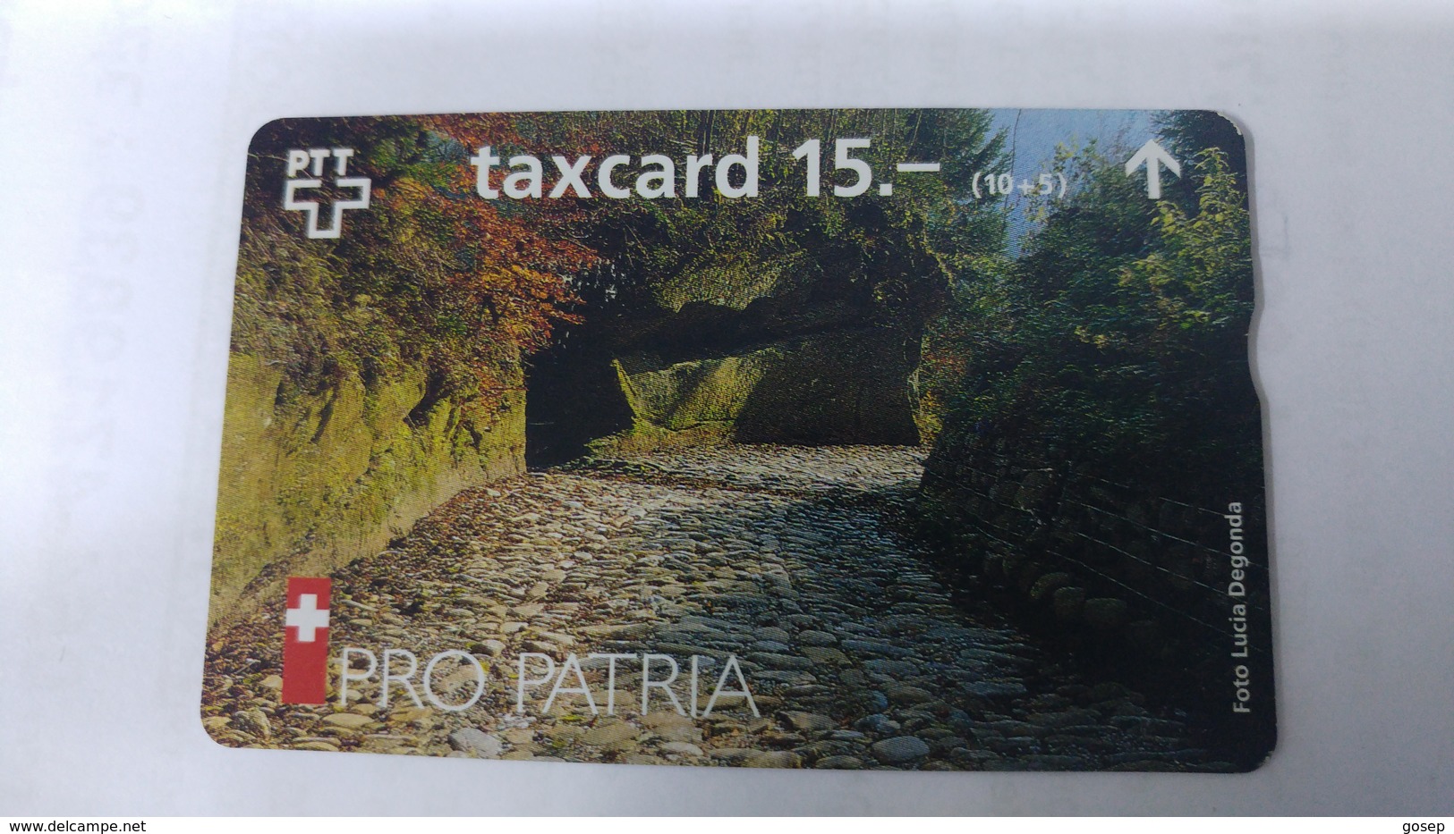 Switzerland-(benefit-b-09a)-pro Patria-hohle Gasse-(601k)-30.000-used Card+1card Prepiad Free - Suisse