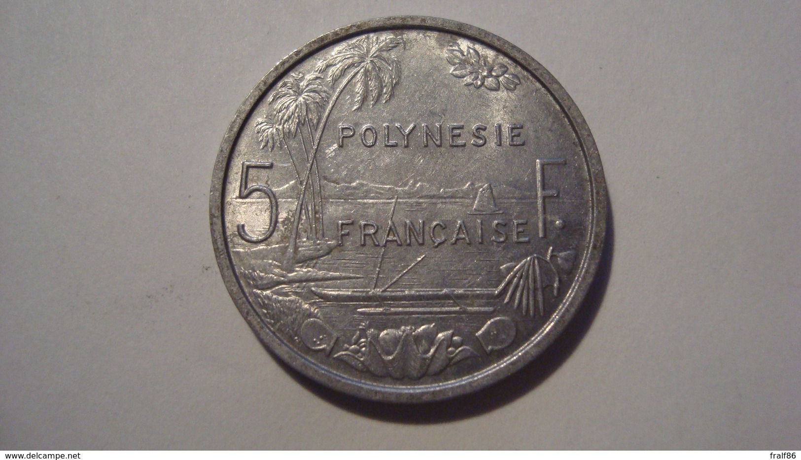 MONNAIE POLYNESIE FRANCAISE 5 FRANCS 1965 - Polinesia Francese