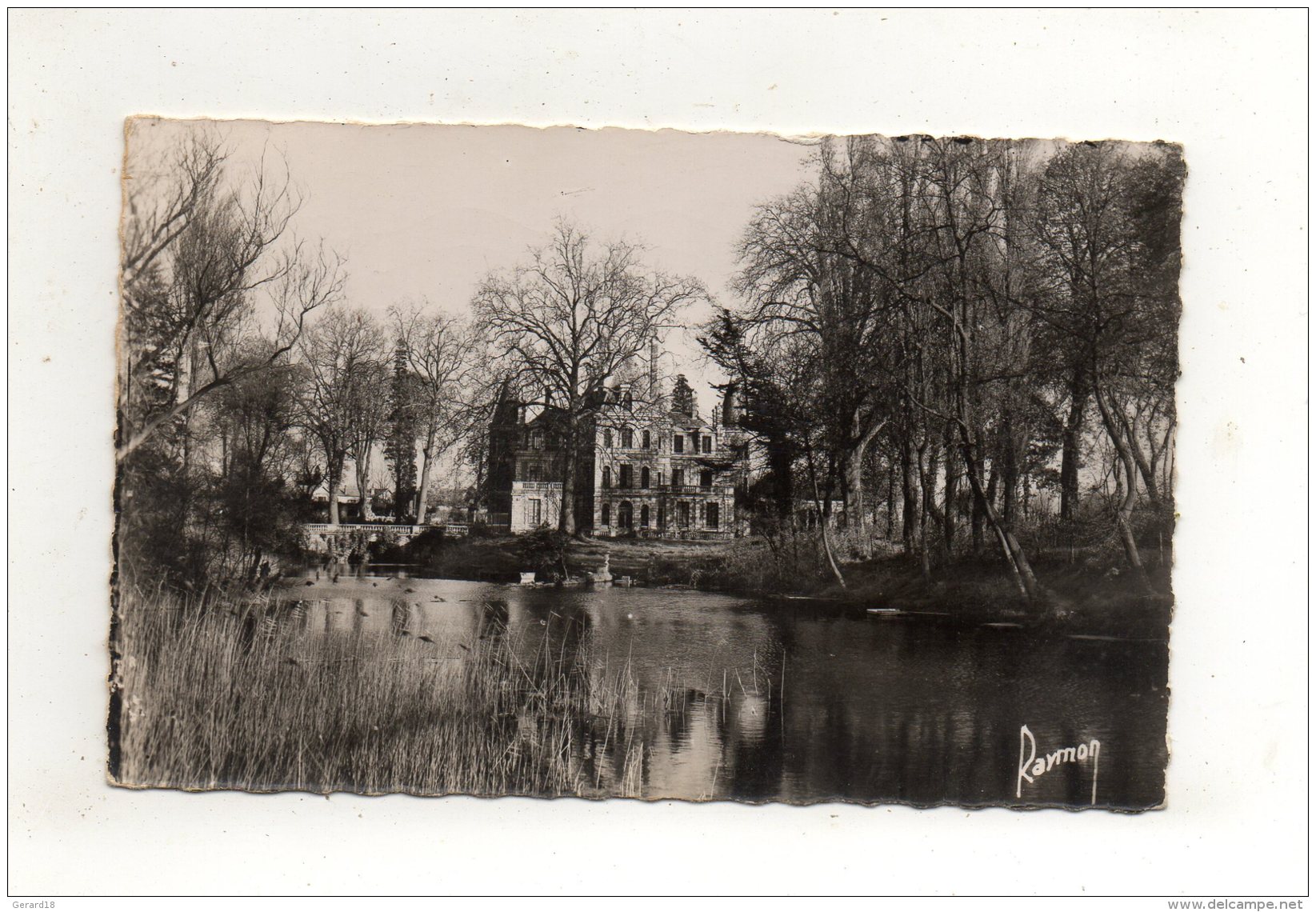 (92) GAGNY - L'Etang Et Le Chateau Rouge 1955 - Sonstige & Ohne Zuordnung