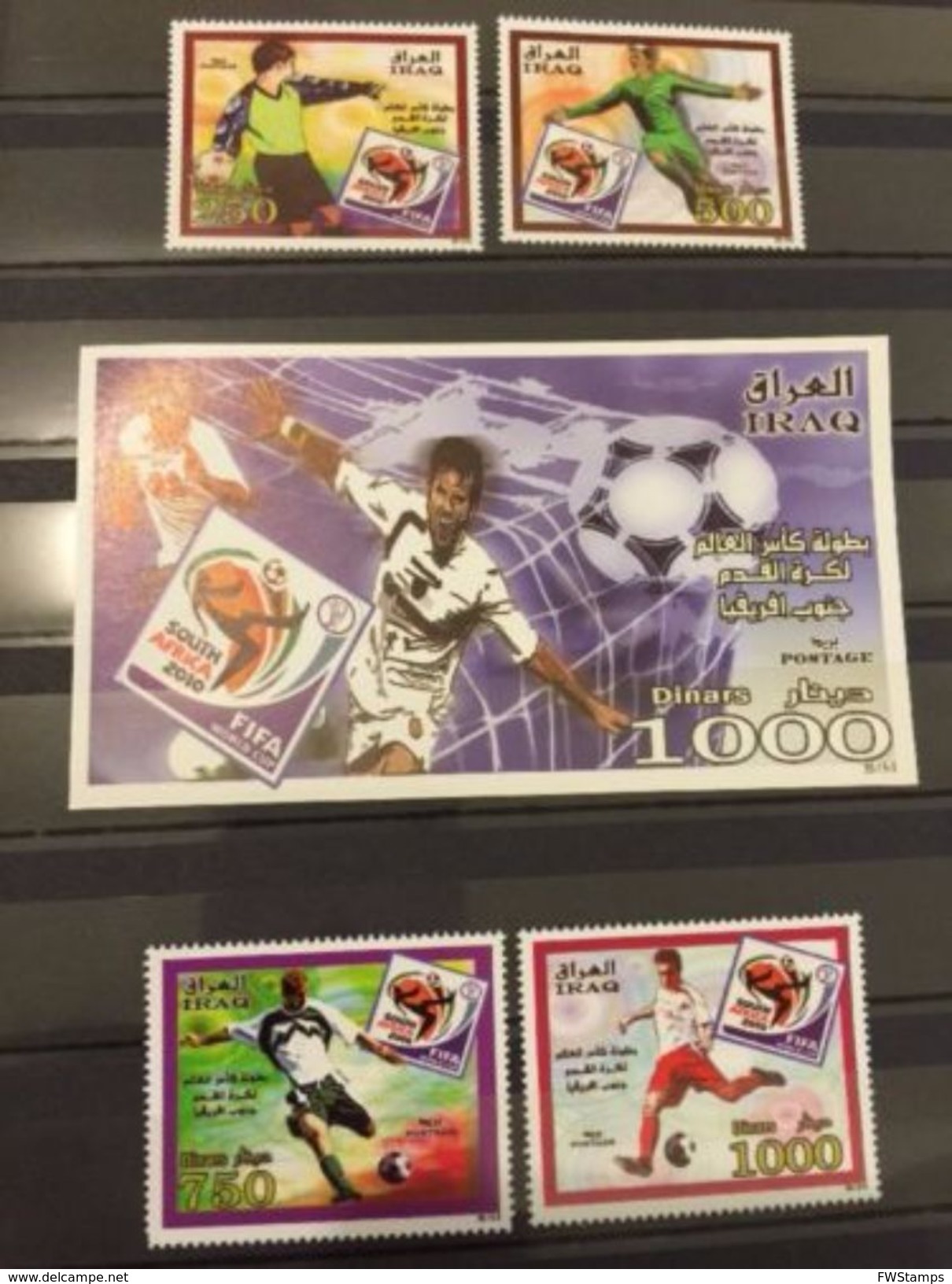 Iraq 2010 FIFA World Cup South Africa Stamps And SS MNH - Irak