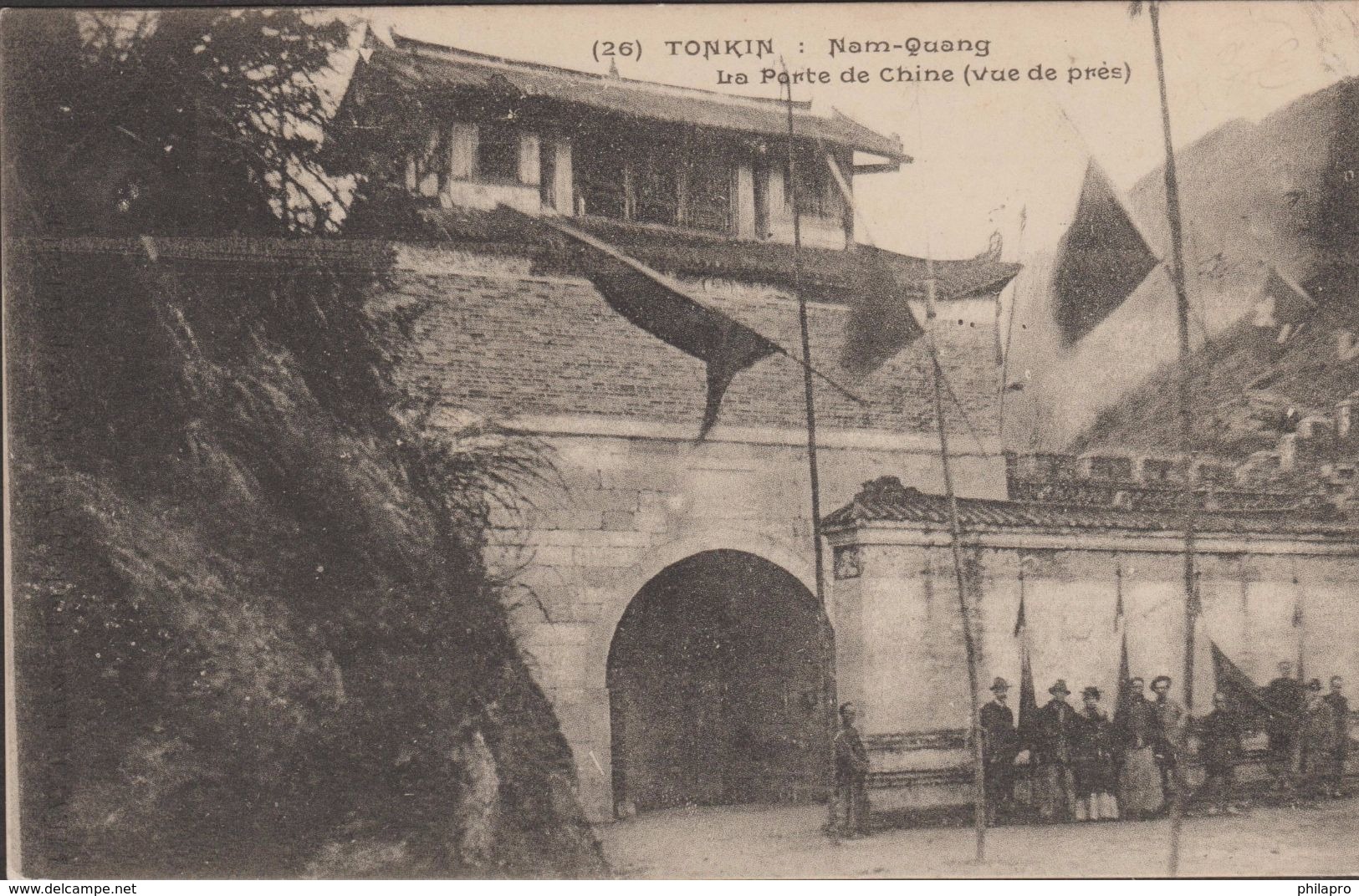 CP INDOCHINE TONKIN  NAM-QUAN  PORTE FRONTIERE  DE CHINE   Réf  3939 CHINA - Cina