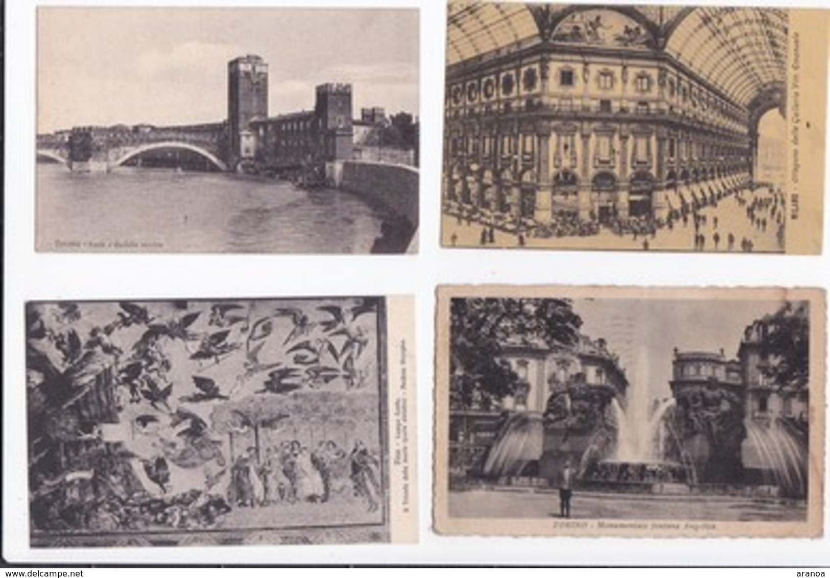 Italie -- Lot de 100 cartes