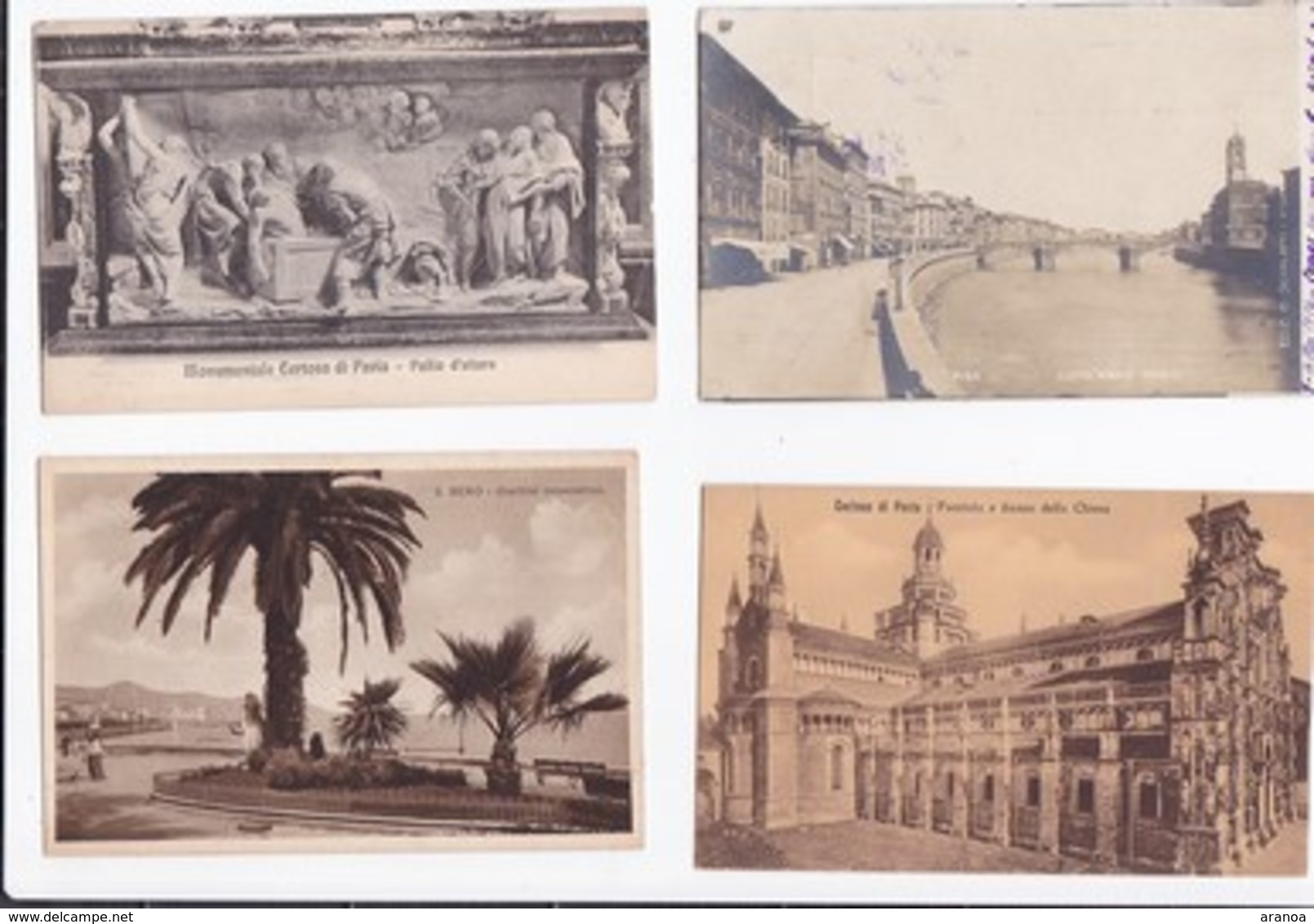 Italie -- Lot de 100 cartes