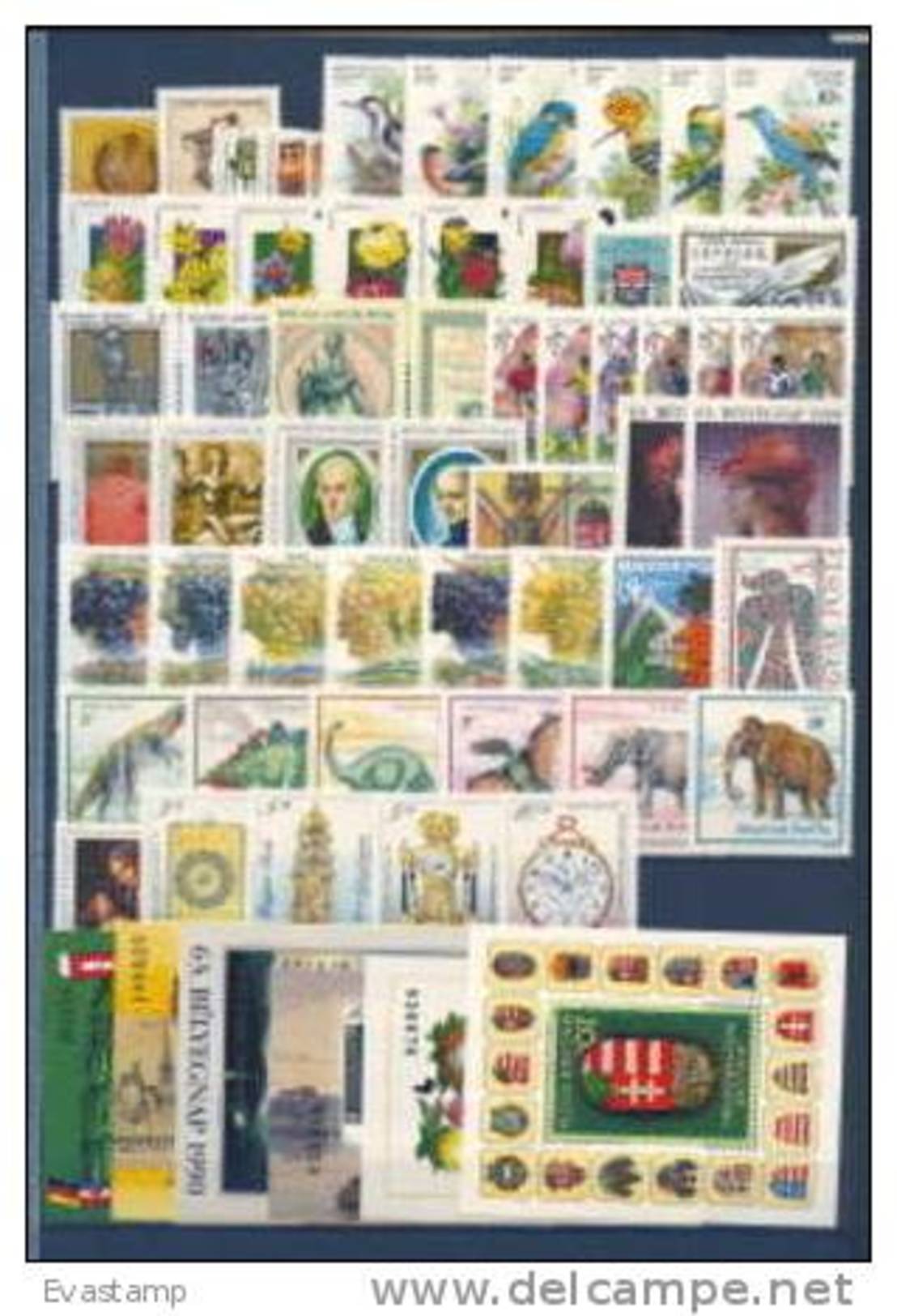 HUNGARY - 1990.Complete Year Set With Souvenir Sheets MNH!!!  96 EUR!!! - Volledig Jaar