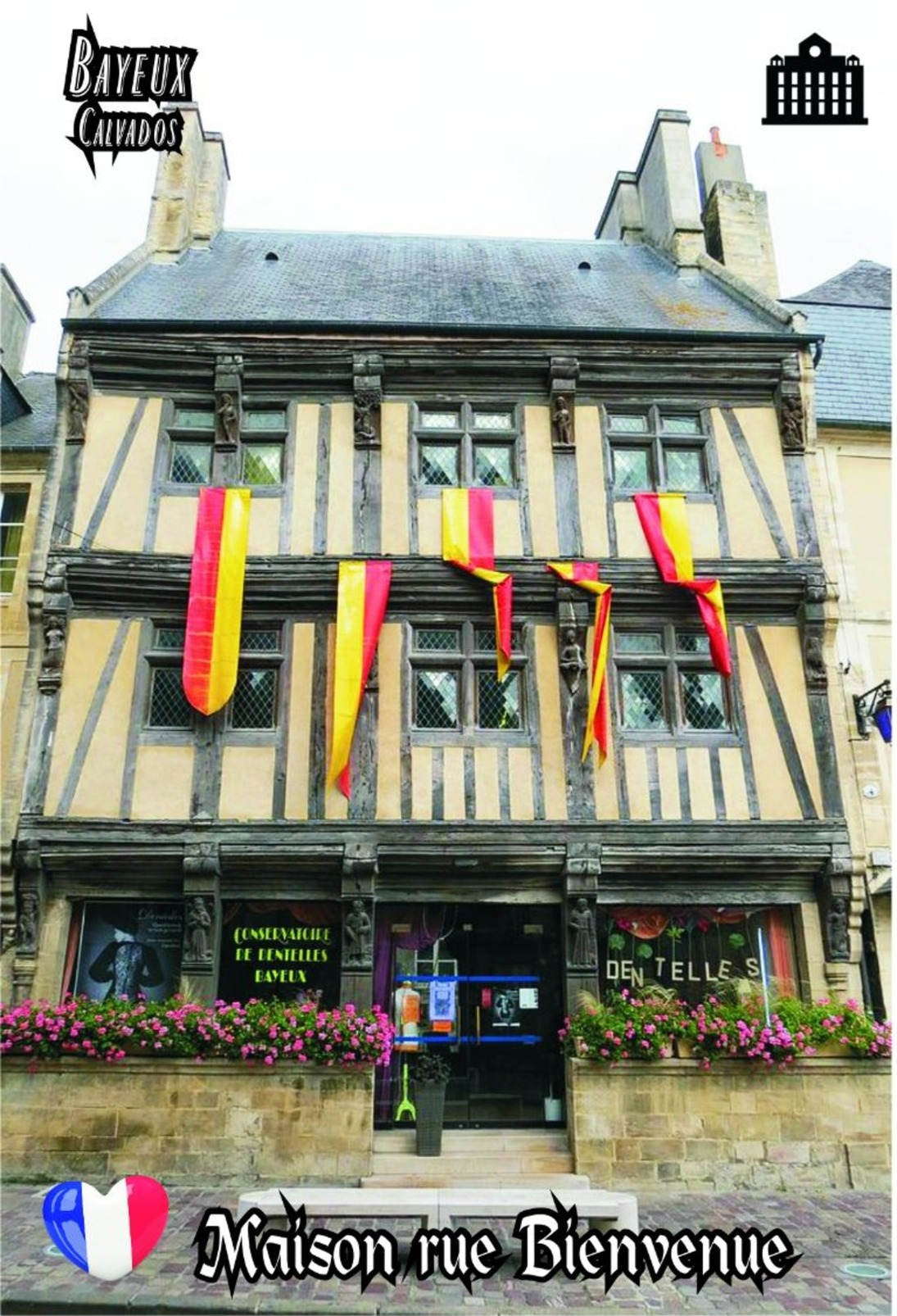 Set 11 Cartes Postales, Monuments, Monuments Historiques De France, Bayeux, Maisons (2) - Autres & Non Classés