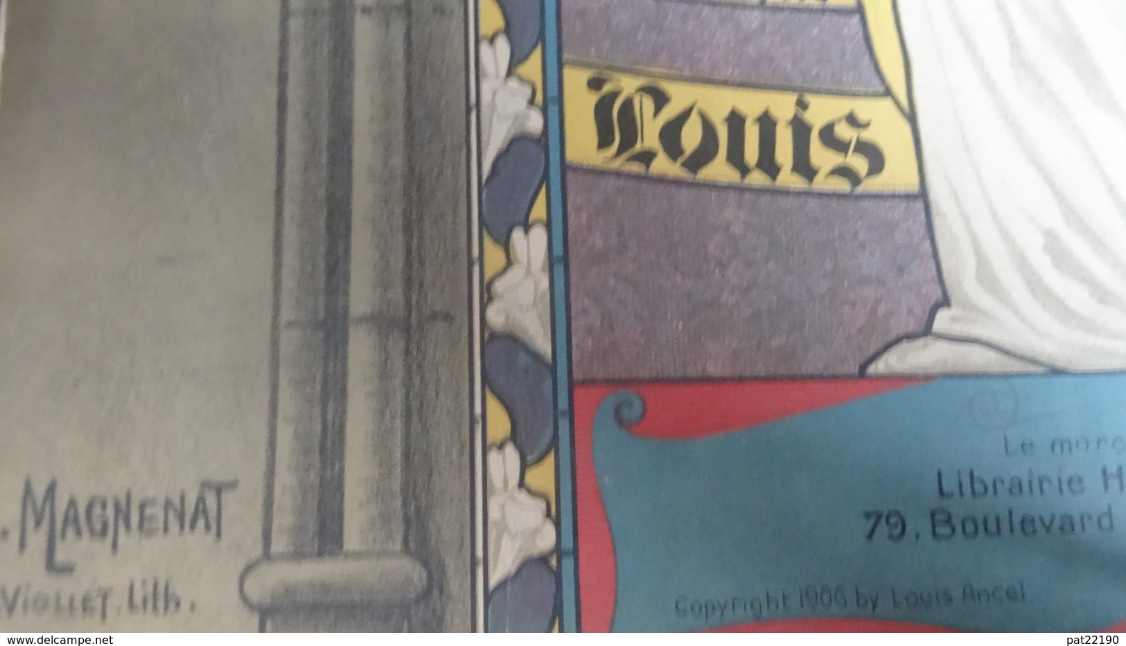 Rare Partition Ancienne GF Ave Maria Illustrateur A Magnenat Ant Roque Louis Ancel 1906 - Scores & Partitions