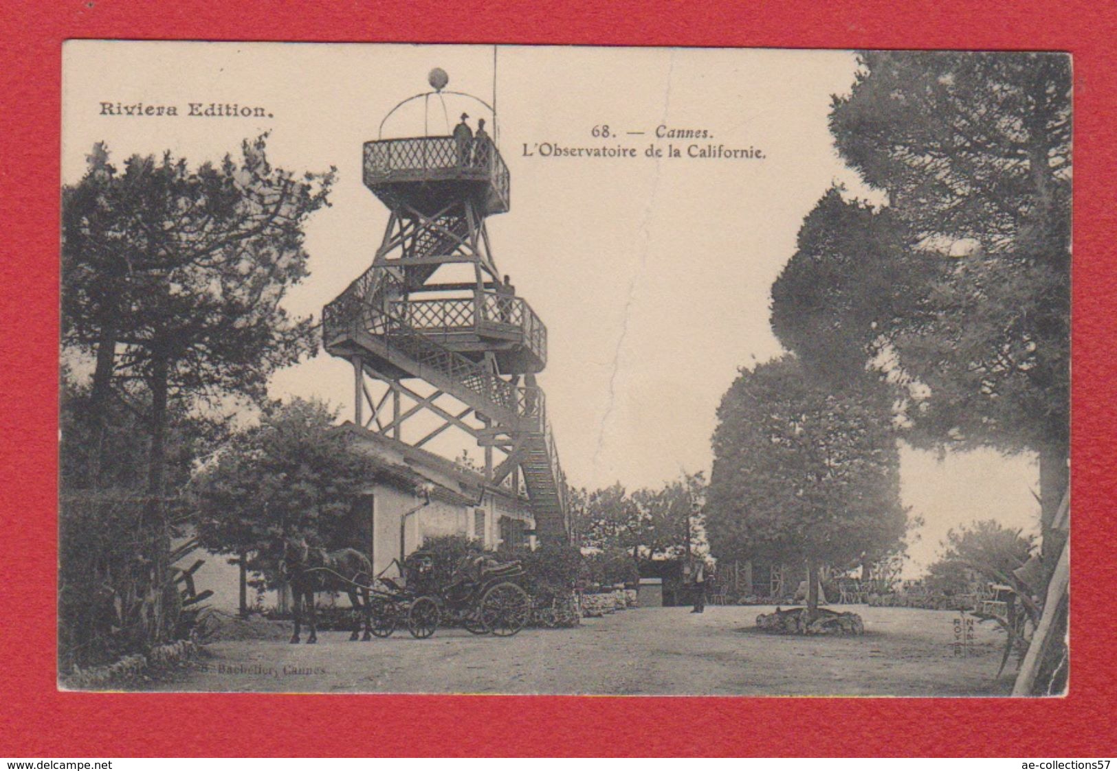 Cannes   / L'observatoire De La Californie / Pliure - Cannes