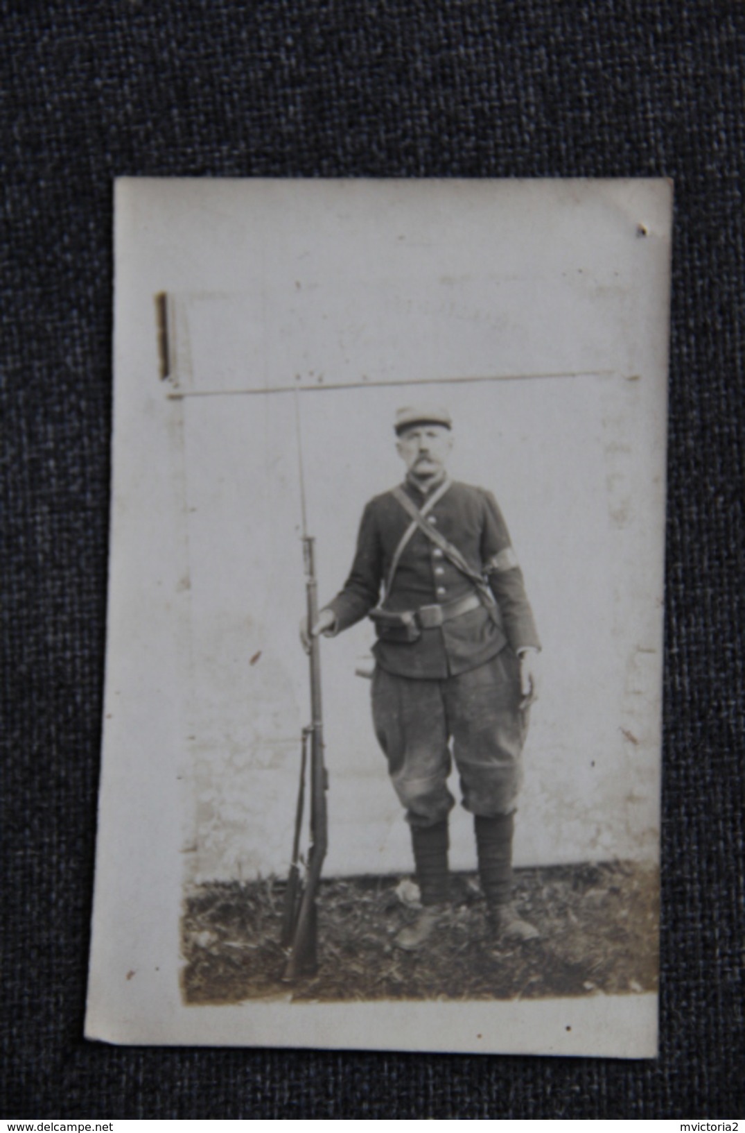 Carte Photo D'un Soldat - Personnages