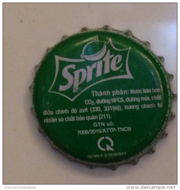 Vietnam Viet Nam Coca Cola Sprite Used Bottle Crown Cap / Kronkorken / Capsule / Chapa / Tappi - Caps