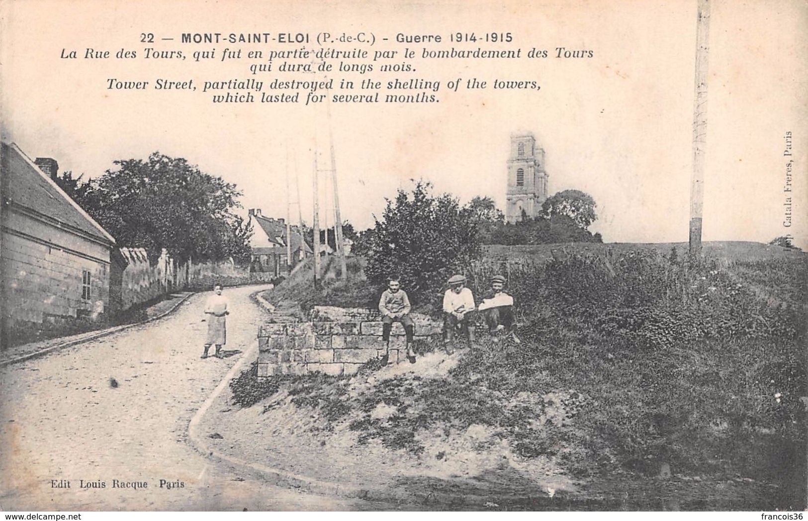 (62) - Lot De 18 CPA De Mont Saint St Eloi - Pas De Calais - Guerre 1914 1915 - Bon état - Autres & Non Classés