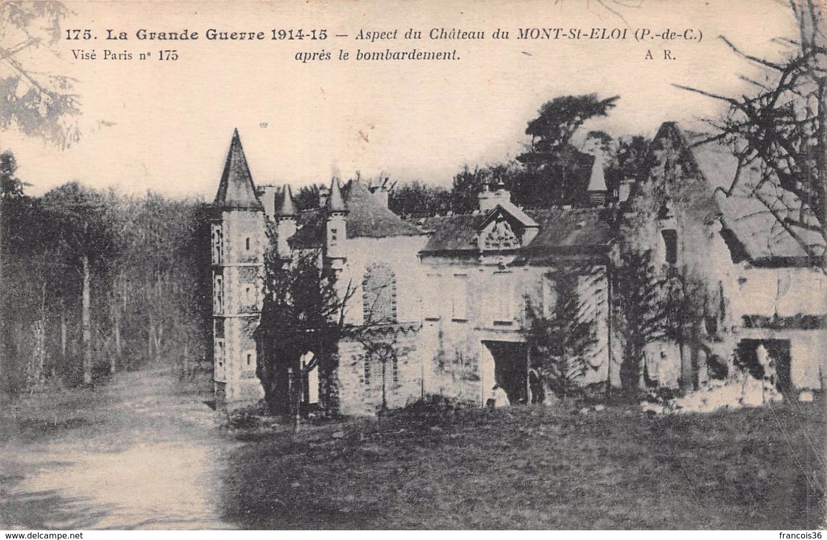 (62) - Lot de 18 CPA de Mont Saint St Eloi - Pas de Calais - Guerre 1914 1915 - bon état