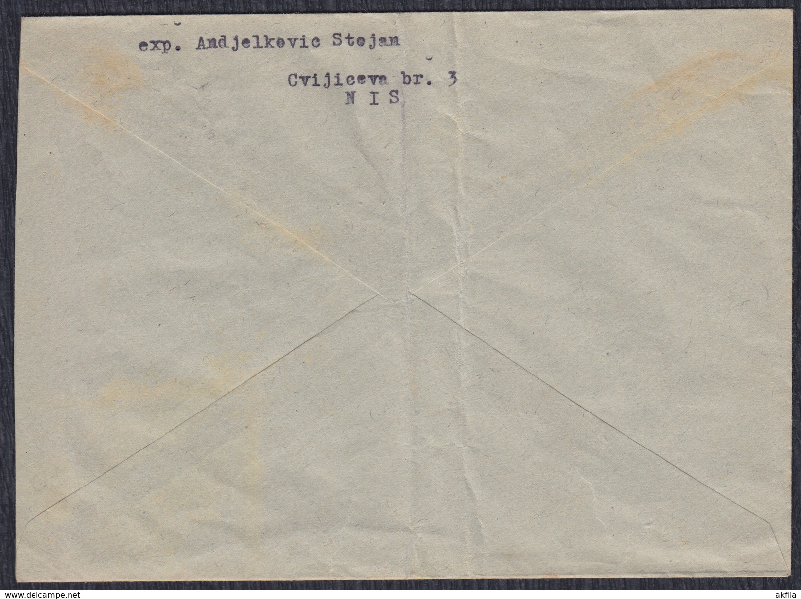 Yugoslavia Slovenia 1948 Lovrenc Kosir Recommended Letter Nis, Loco - Covers & Documents