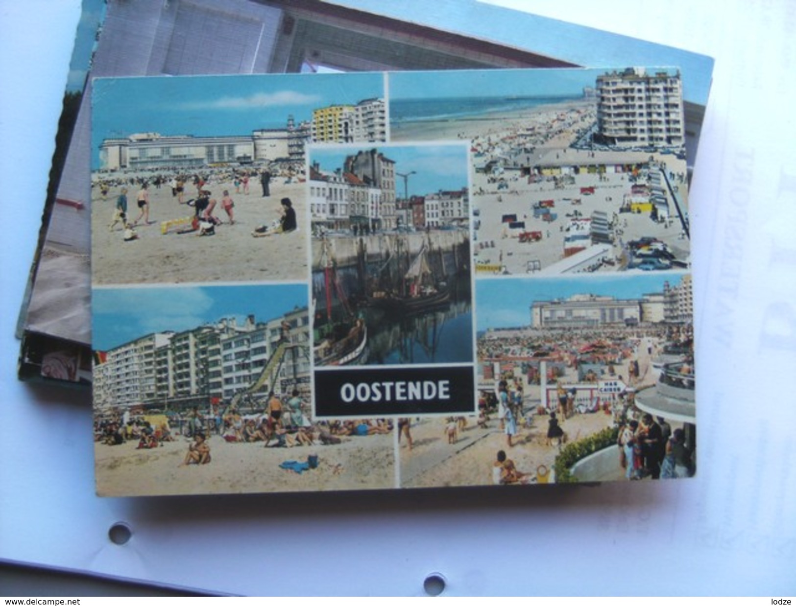 België Belgique West Vlaanderen Oostende Met Strandgezichten - Oostende