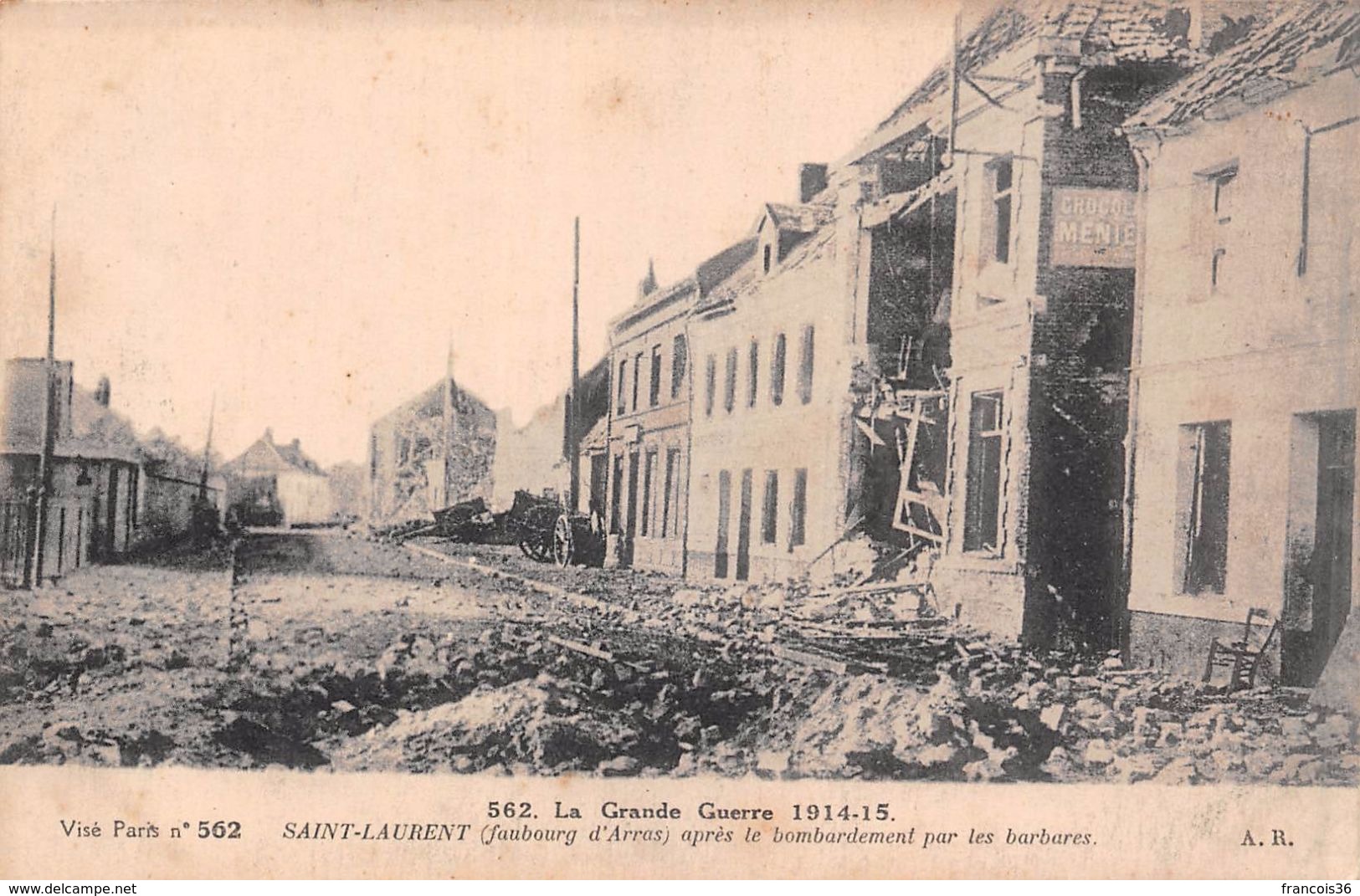 (62) - Lot De 7 CPA De Saint St Laurent Blangy - Pas De Calais - Guerre 1914 1915 - Bon état - Saint Laurent Blangy
