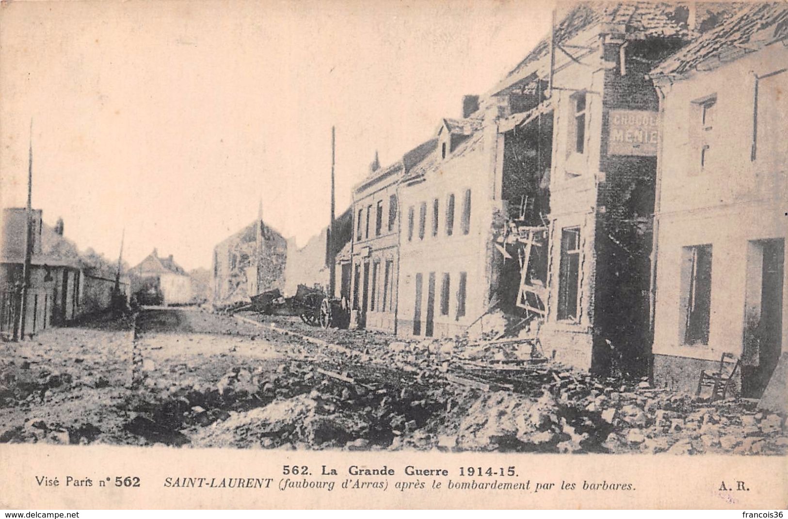 (62) - Lot de 7 CPA de Saint St Laurent Blangy - Pas de Calais - Guerre 1914 1915 - bon état