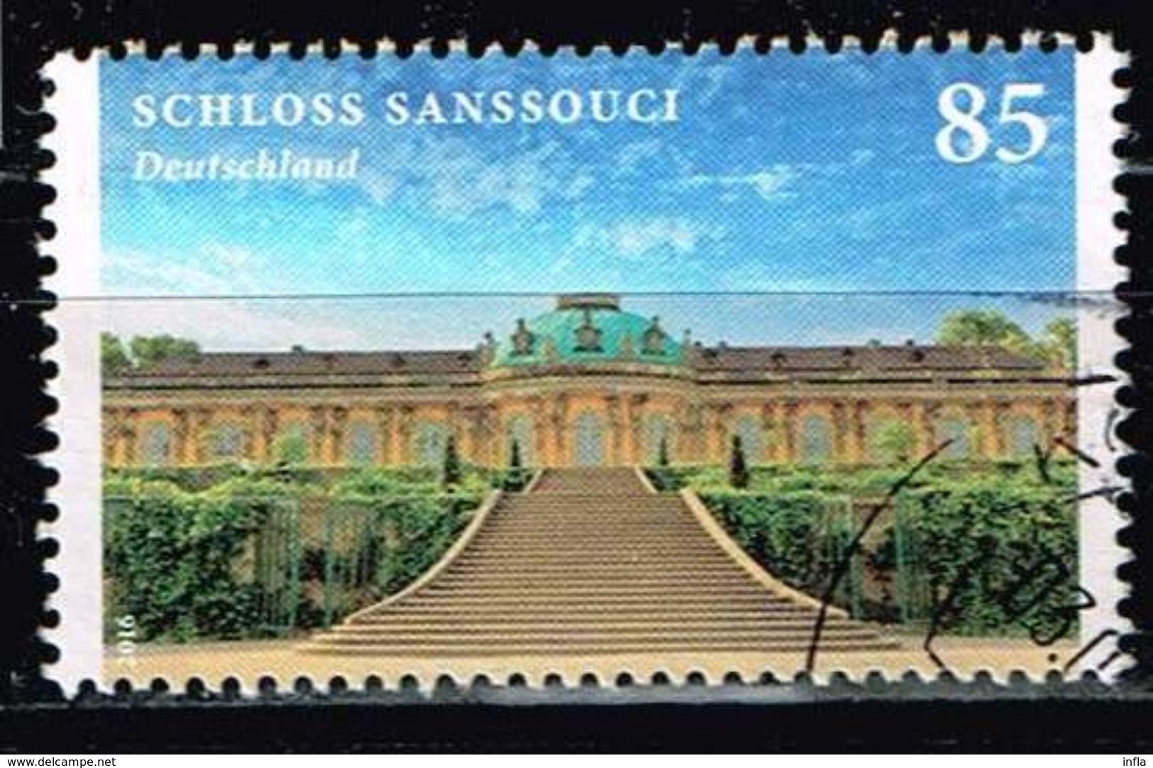 Bund 2016, Michel#  3216 O Sanssouci - Gebraucht