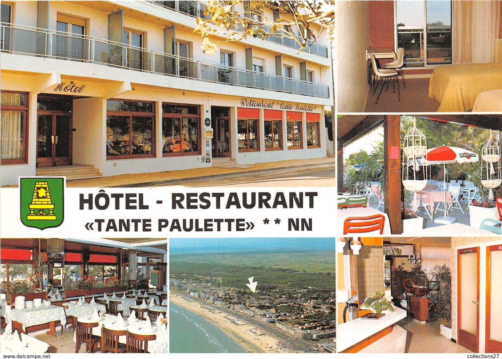 85-SAINT-JEAN-DE-MONT- HÔTEL RESTAURANT " TANTE PAULETTE "   - MULTIVUES - Saint Jean De Monts