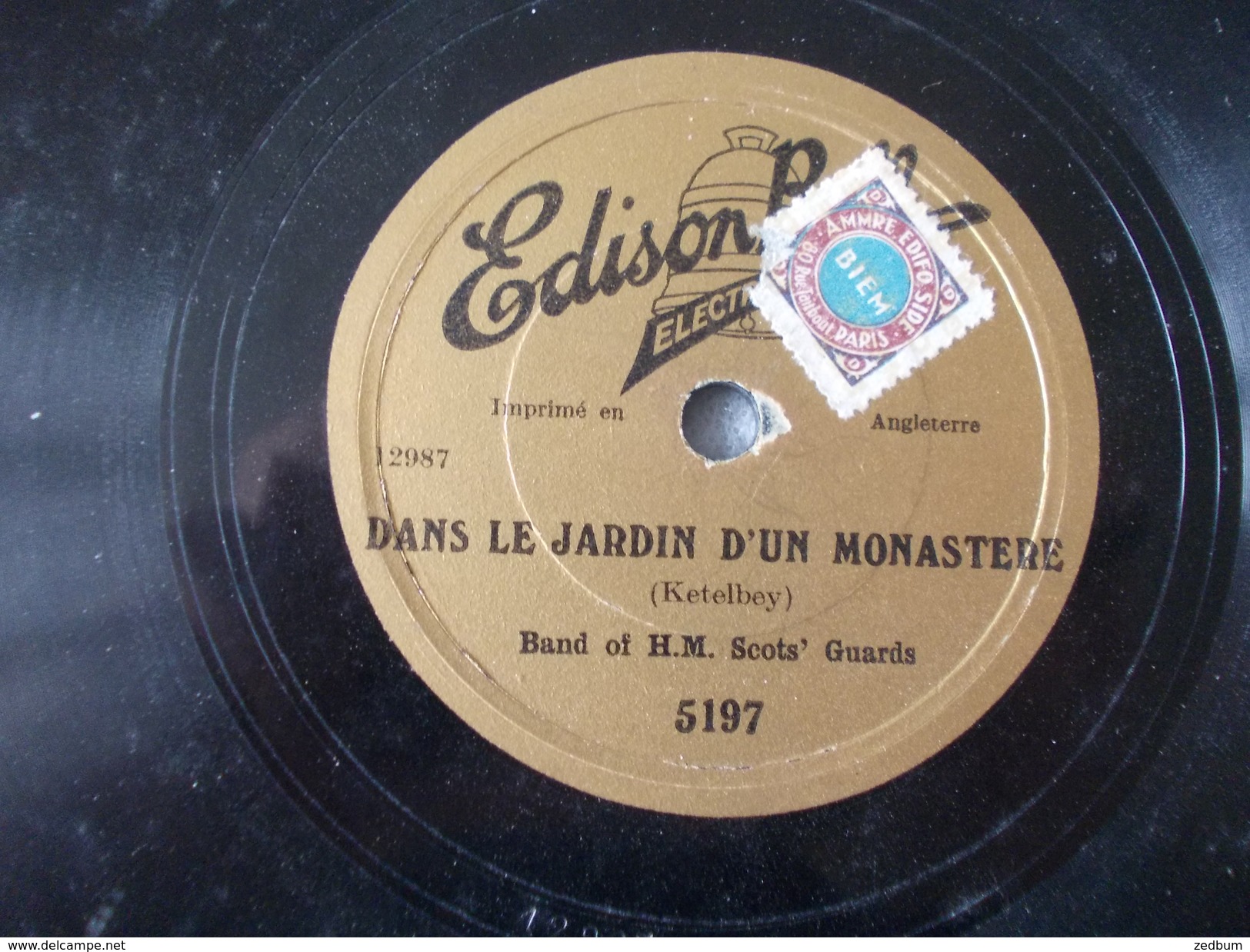 78T - Marché Persan Et Dans Le Jardin D'un Monastère Par Band Of H M Scots' Guards - 78 Rpm - Schellackplatten