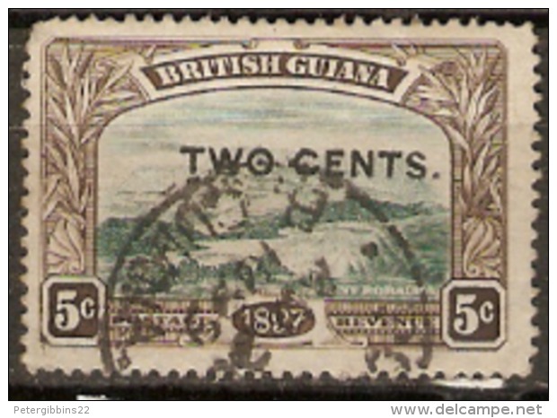 British Guiana 1899 SG 222 2c Oveprint Fine Used - British Guiana (...-1966)