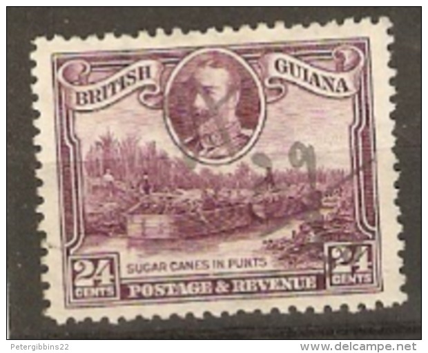 British Guiana 1934 SG 294 24c Fine Used - British Guiana (...-1966)