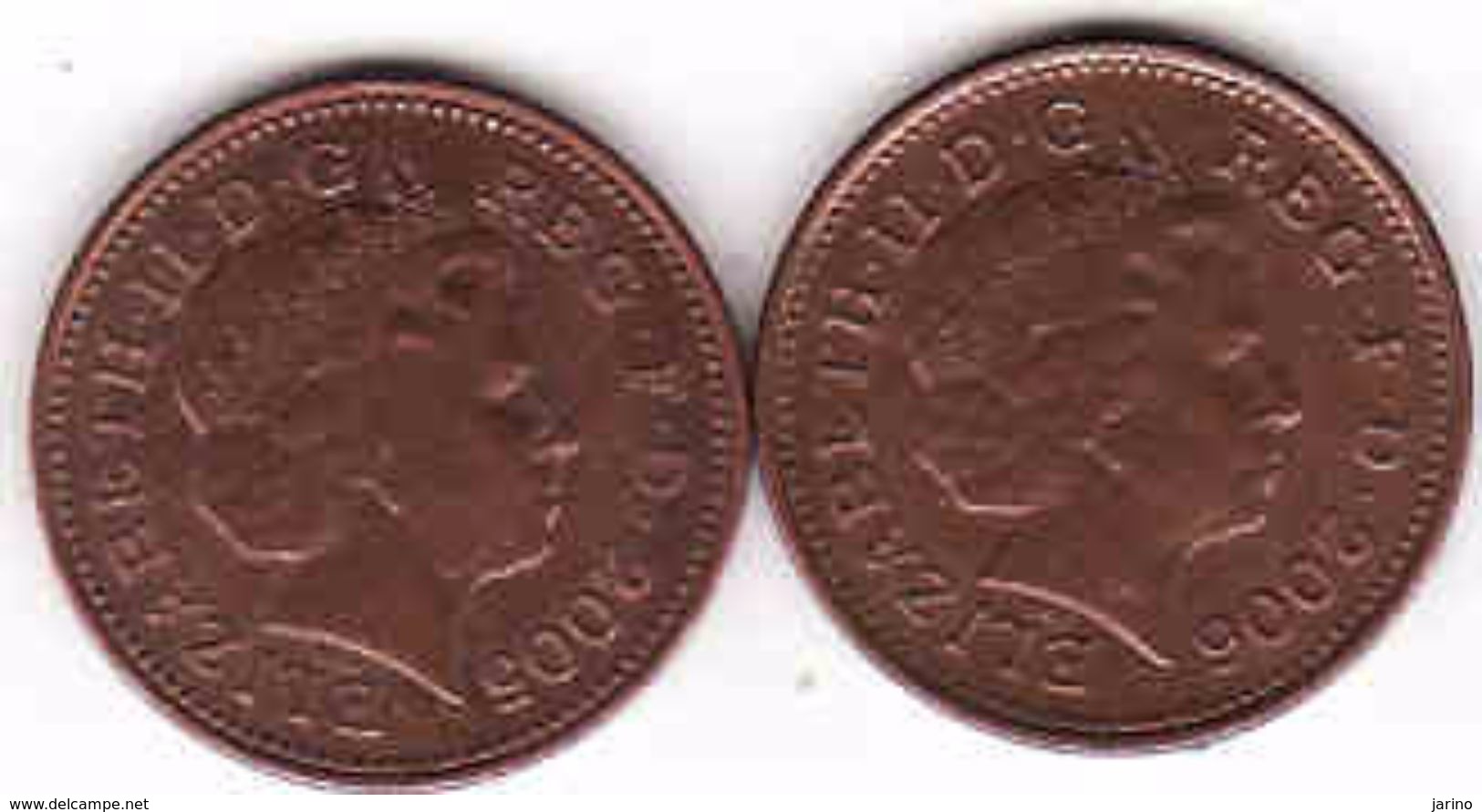 Great Britain 2 X 1 Penny 2005 + 2006 - 1 Penny & 1 New Penny