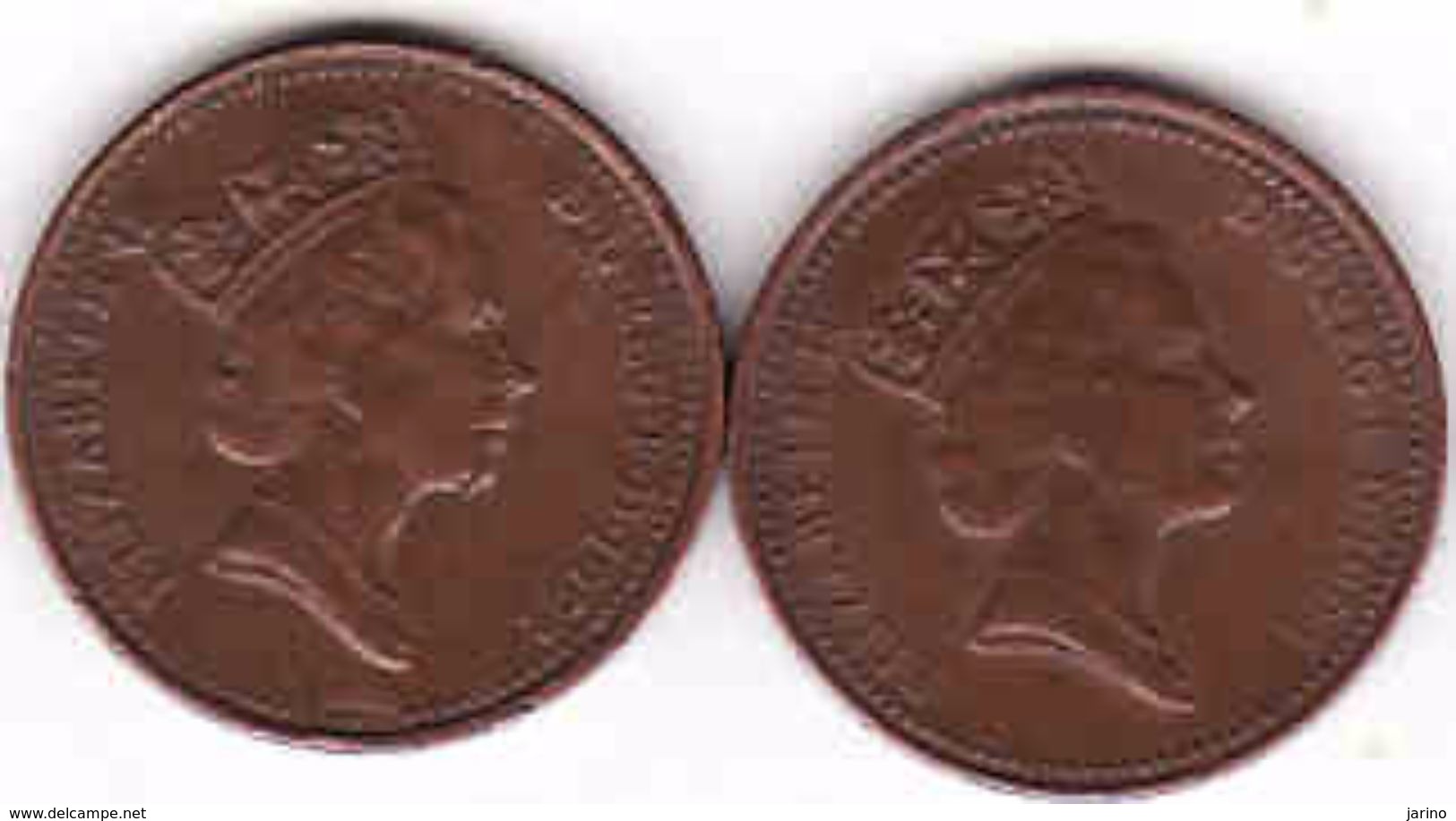 Great Britain 2 X 1 Penny 1993 + 1994 - 1 Penny & 1 New Penny