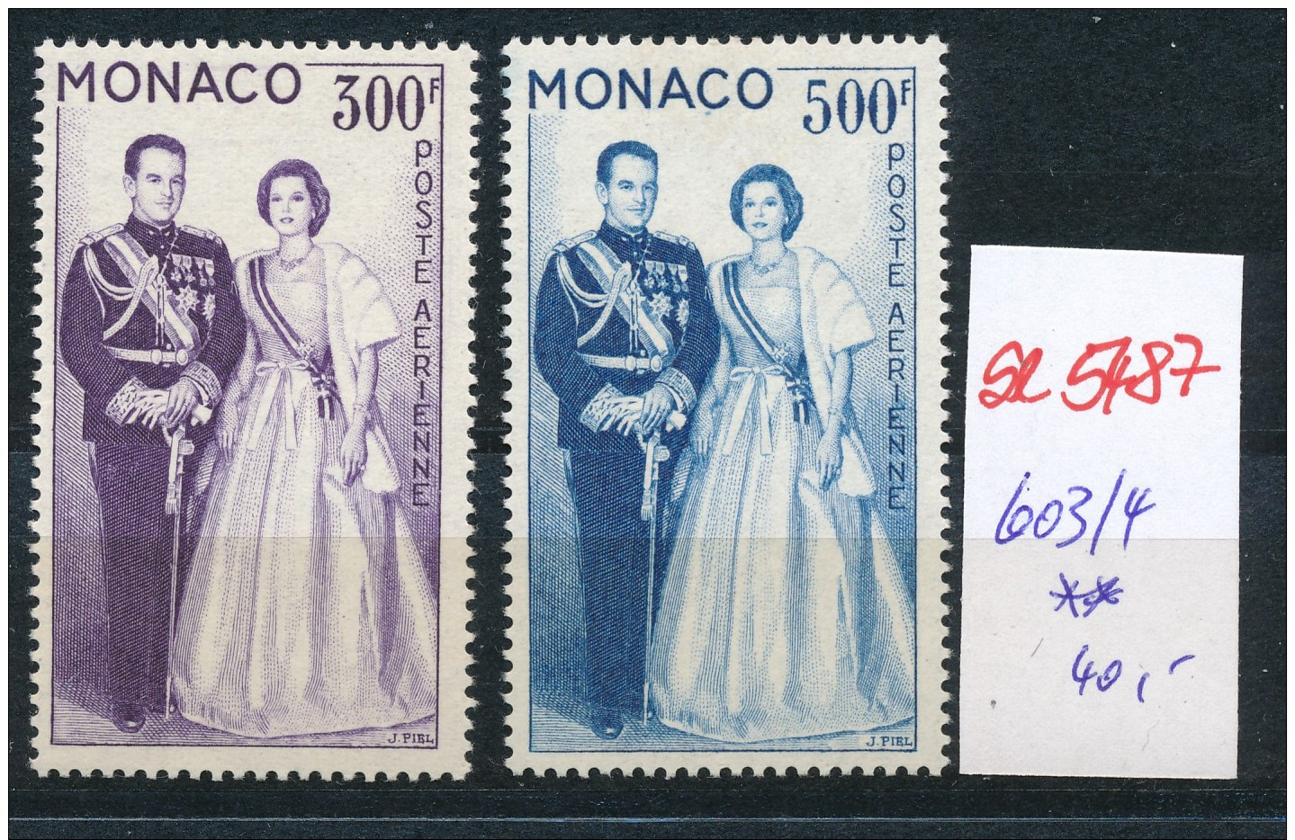 Monaco  Nr. 603-4   **( Se5487 ) Siehe Bild ! - Nuevos