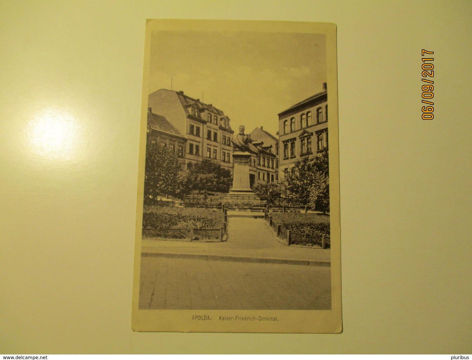 APOLDA KAISER FRIEDRICH DENKMAL  , OLD POSTCARD , KO - Apolda