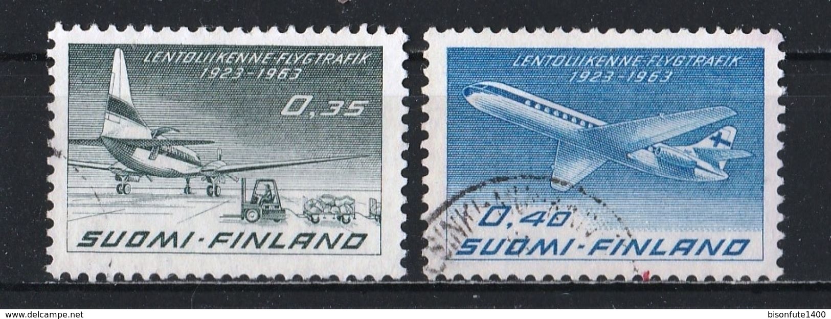 FINLANDE Poste Aérienne : Timbres Yvert & Tellier N° 3 - 4 - 5 - 6 - 9 - 10 Et 11. - Oblitérés