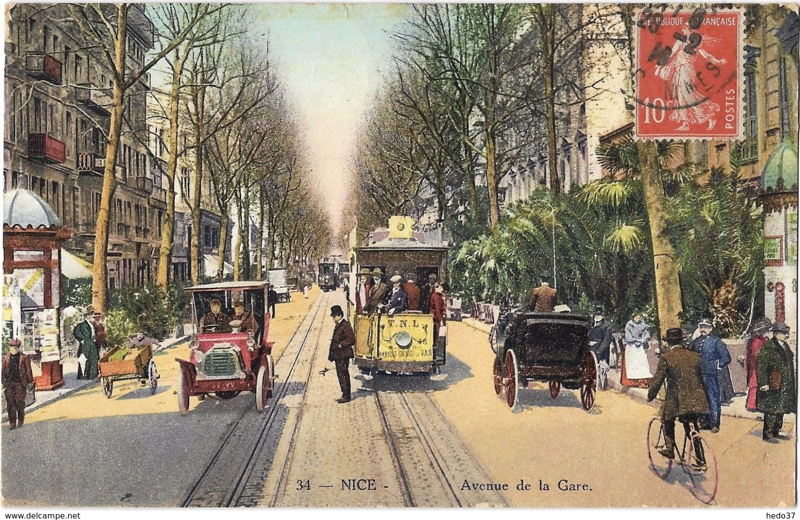 Nice - Avenue De La Gare - Schienenverkehr - Bahnhof
