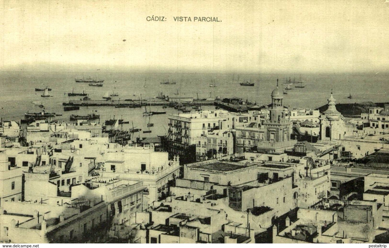 CADIZ. VISTA PARCIAL. - HAUSER Y MENET - Cádiz