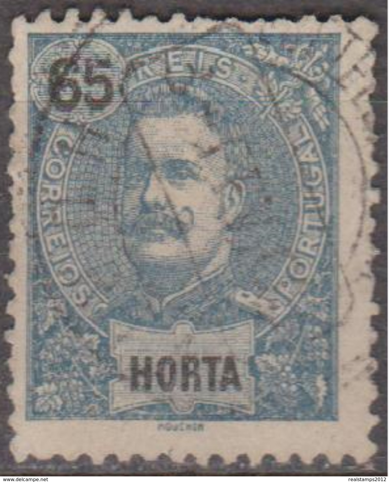 HORTA (Açores) - 1898-1905,  D. Carlos I. Novas Cores E Valores.  65 R.    D. 11 3/4 X 12  (o)  MUNDIFIL  Nº 30 - Horta