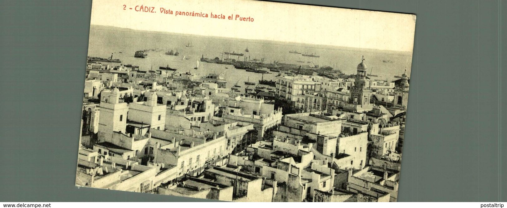 CADIZ. PANORAMICA HACIA EL PUERTO - Cádiz