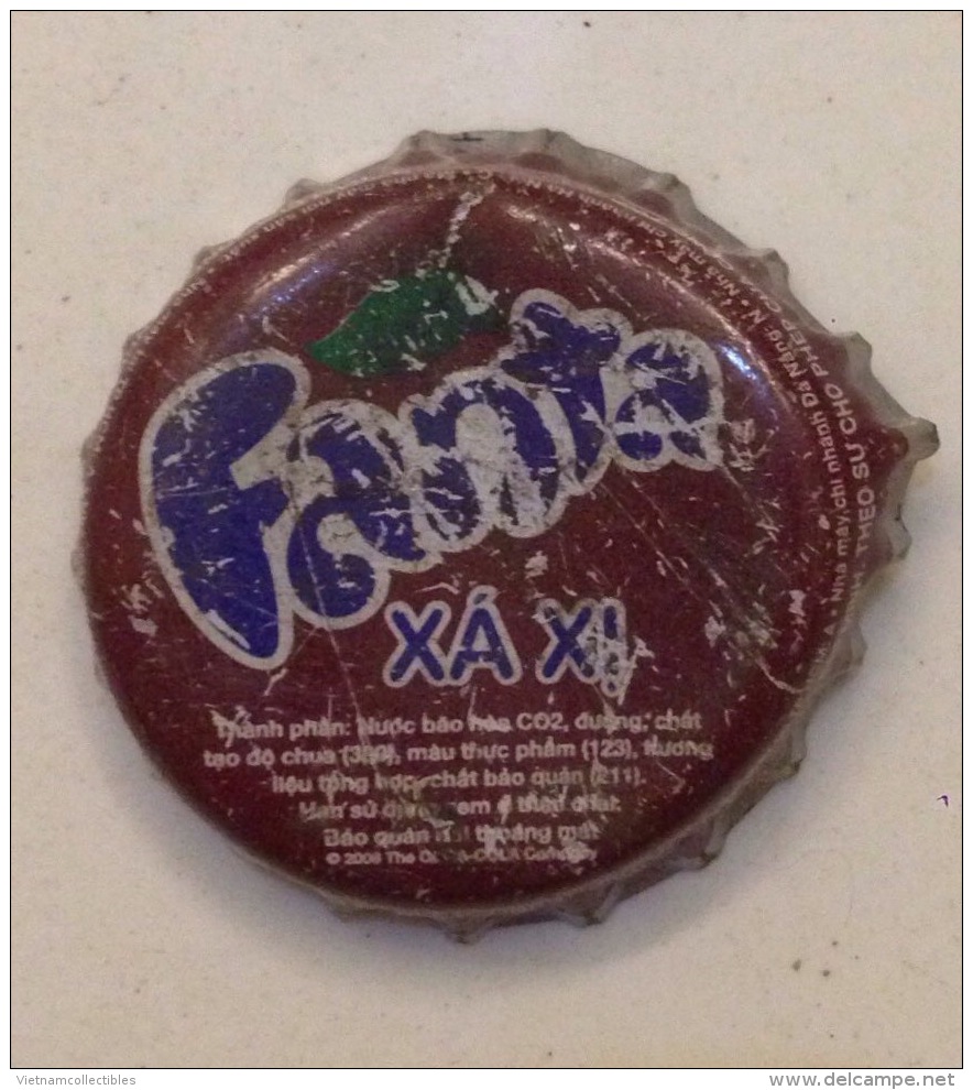 Vietnam Coca Cola Fanta Sarsi Used Bottle Crown Cap / Kronkorken / Capsule / Chapa / Tappi - Mützen/Caps