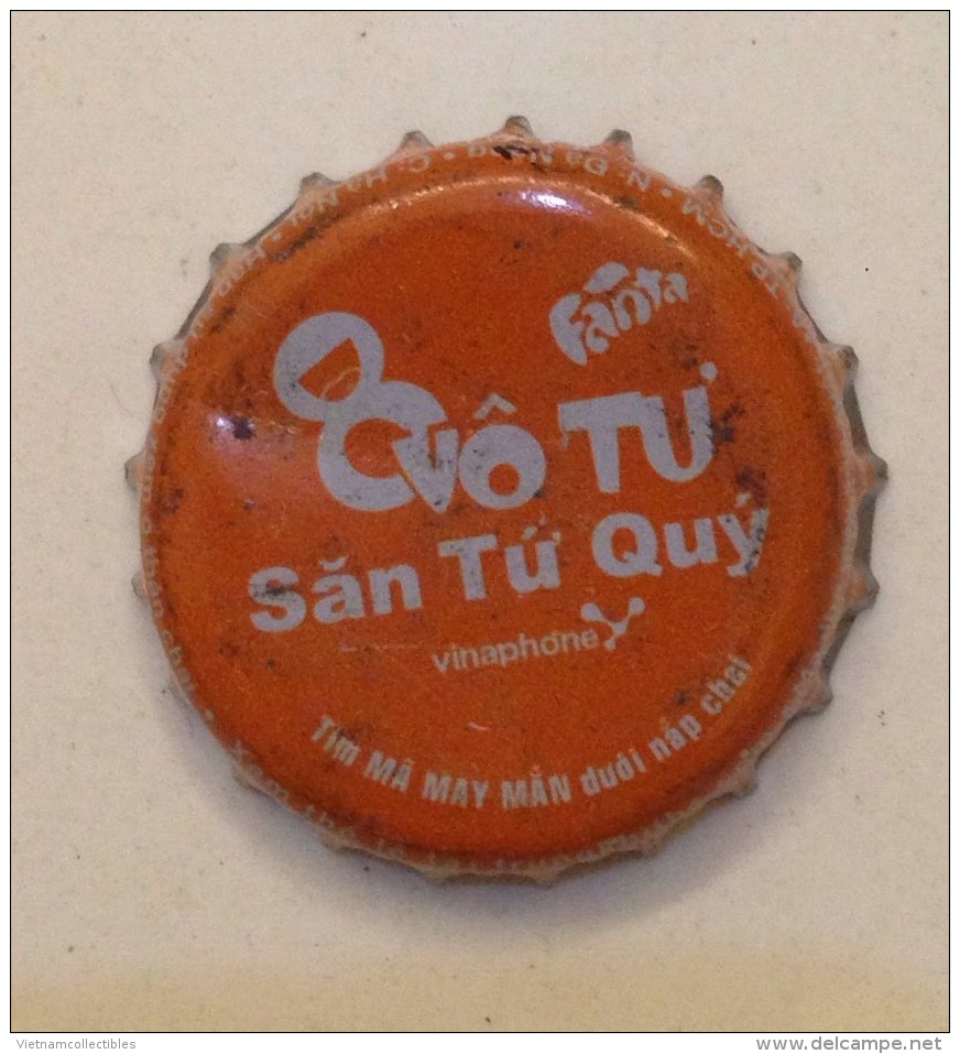 Vietnam Coca Cola Fanta VO TU SAN TU QUY Used Bottle Crown Cap / Kronkorken / Capsule / Chapa / Tappi - Petten