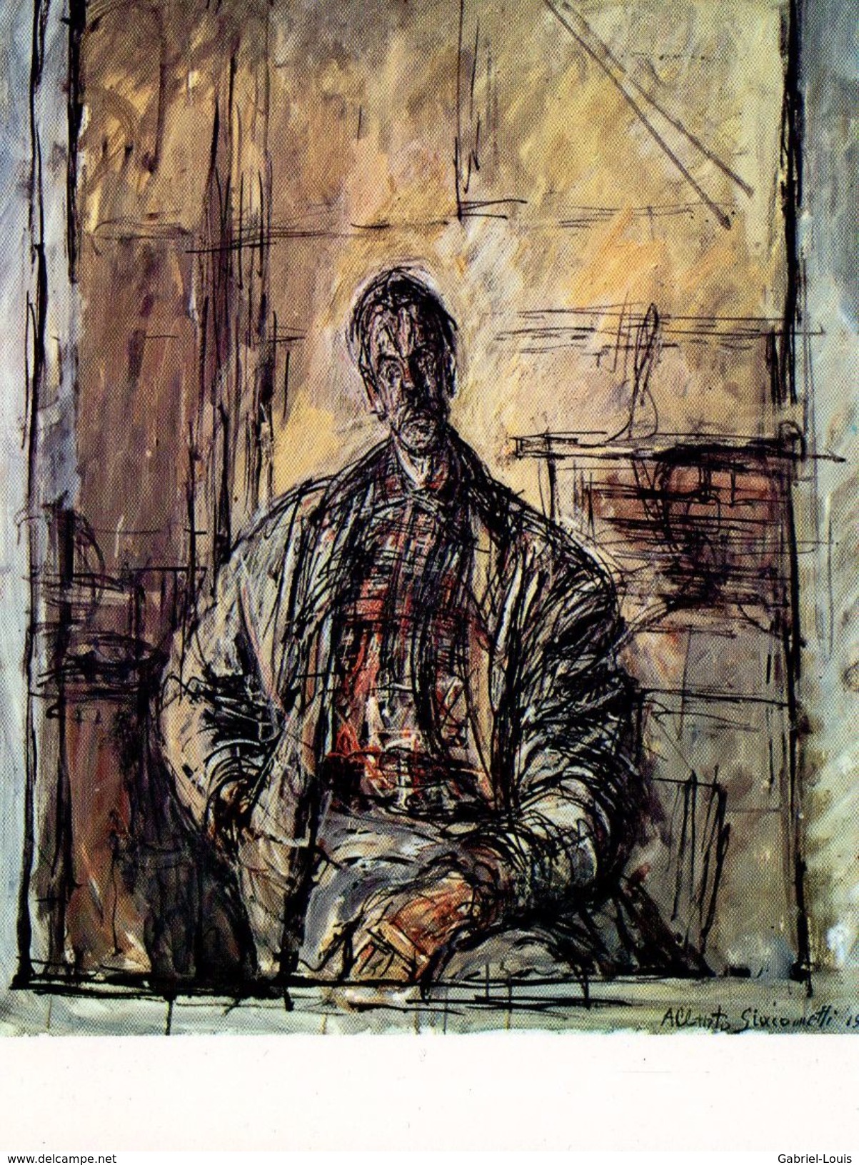 Giovanni Giacometti / Diego à La Chemise écossaise, 1954 - Paintings