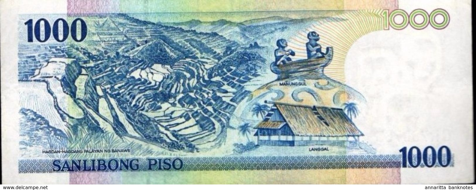 PHILIPPINES 1000 PISO (PESOS) 2006 P-197g XF/AU S/N QR788763 [PH1051g] - Philippines