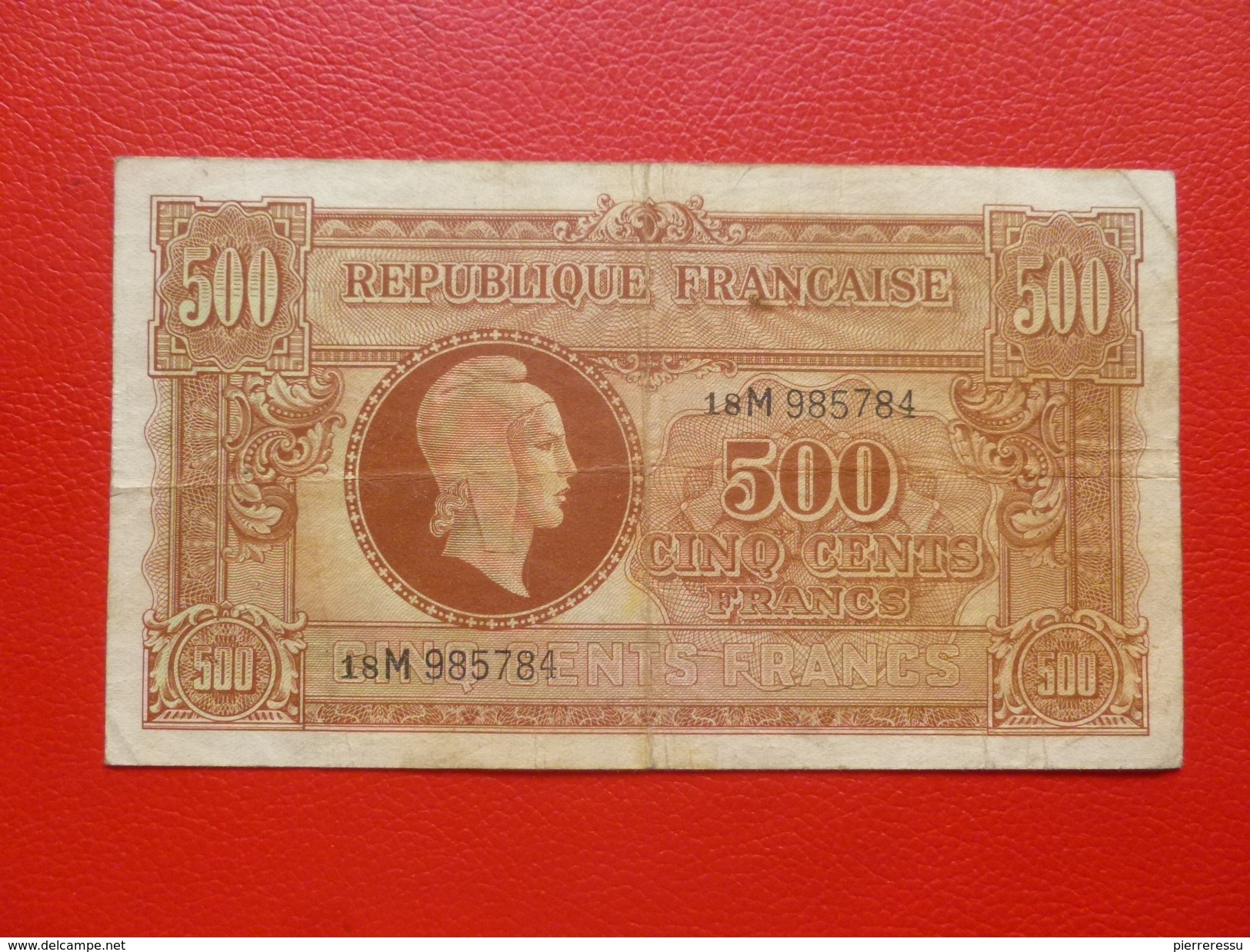 500 FRANCS MARIANNE SERIE 18M - 1943-1945 Marianne