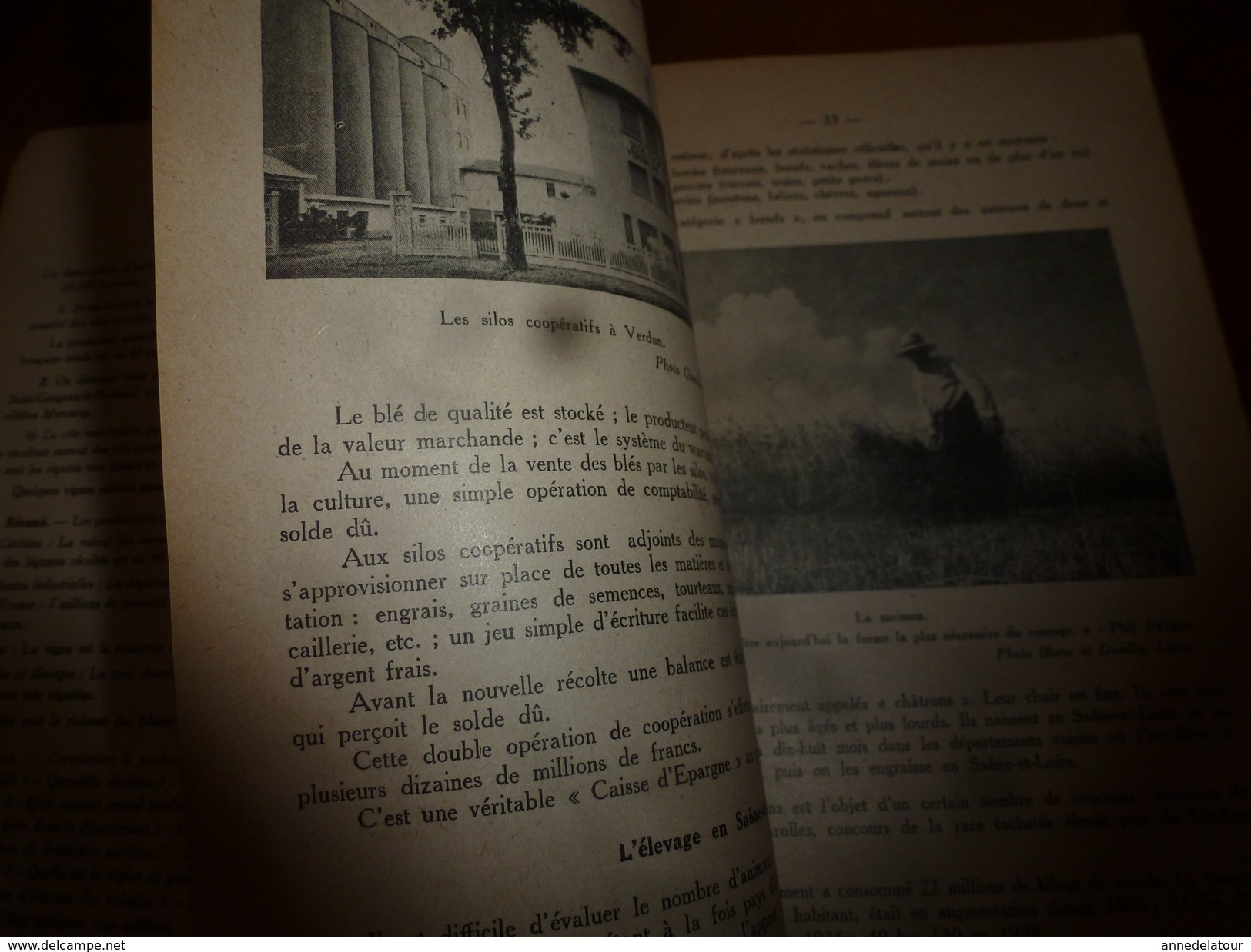 1943  SAÔNE-ET-LOIRE -Histoire et Géographie Régionale (voir résumé en 2e image SVP)