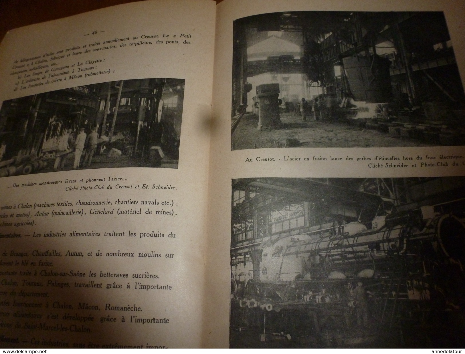 1943  SAÔNE-ET-LOIRE -Histoire et Géographie Régionale (voir résumé en 2e image SVP)