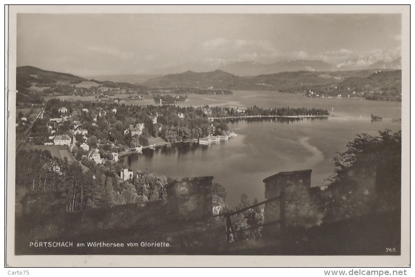 Autriche - Pörtschach Am Wörthersee Vöm Gloriette - Postmarked 1932 - Klagenfurt