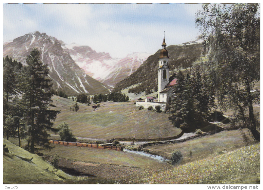 Autriche - Obernberg - Kirche Mit Tribunalaungruppe - Innsbruck