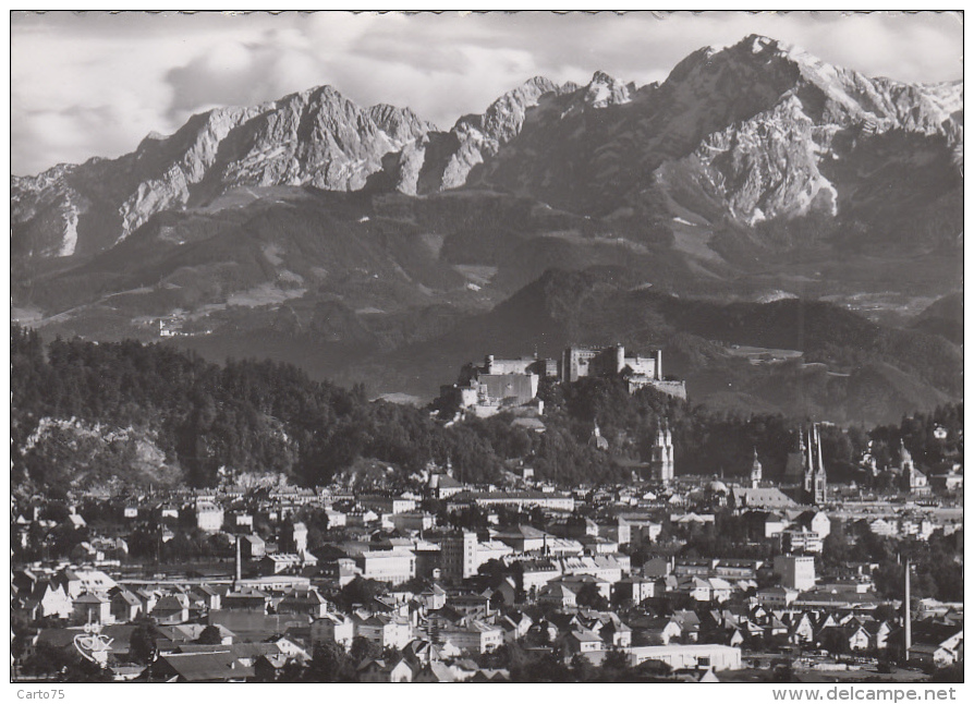 Autriche - Salzburg Die Alpenstadt Mit Hohem - 1955 - Salzburg Stadt
