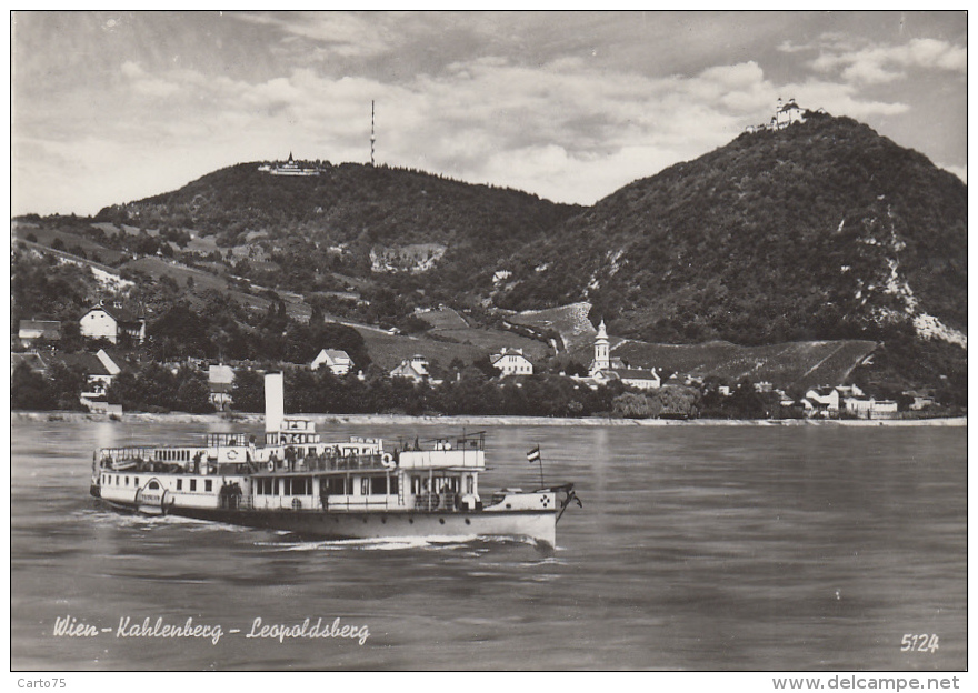 Autriche - Wien - Kahlenberg - Leopoldsberg - Bâteau Vapeur - Autres & Non Classés