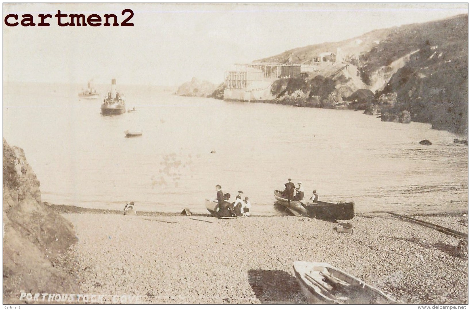 CARTE PHOTO : PORTHOUSTOCK COVE. ENGLAND CORNWALL - Other & Unclassified