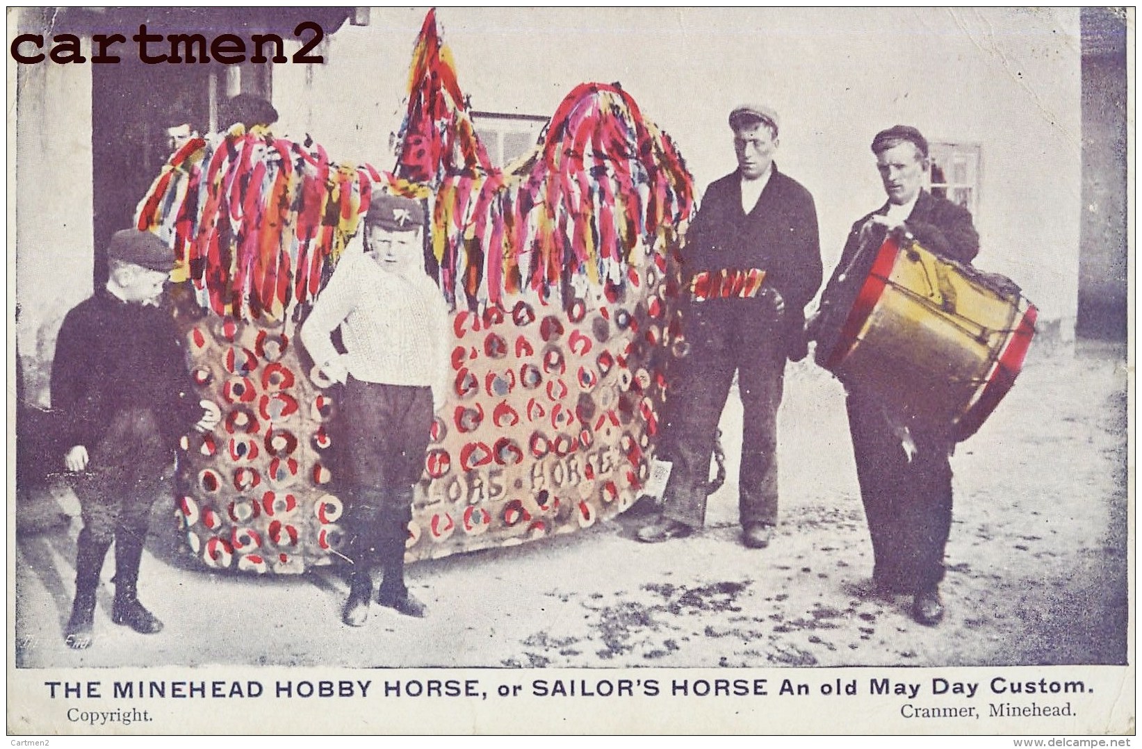 THE MINEHEAD HOBBY HORSE SAILOR'S HORSE OLD MAY DAY SOMERSET - Other & Unclassified